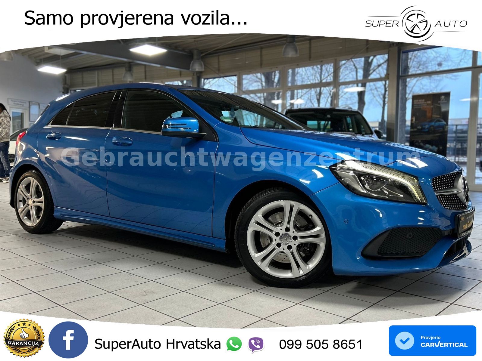 Mercedes A 220d Aut. AMG 177 KS, KAM+LED+GR SJED+NAVI