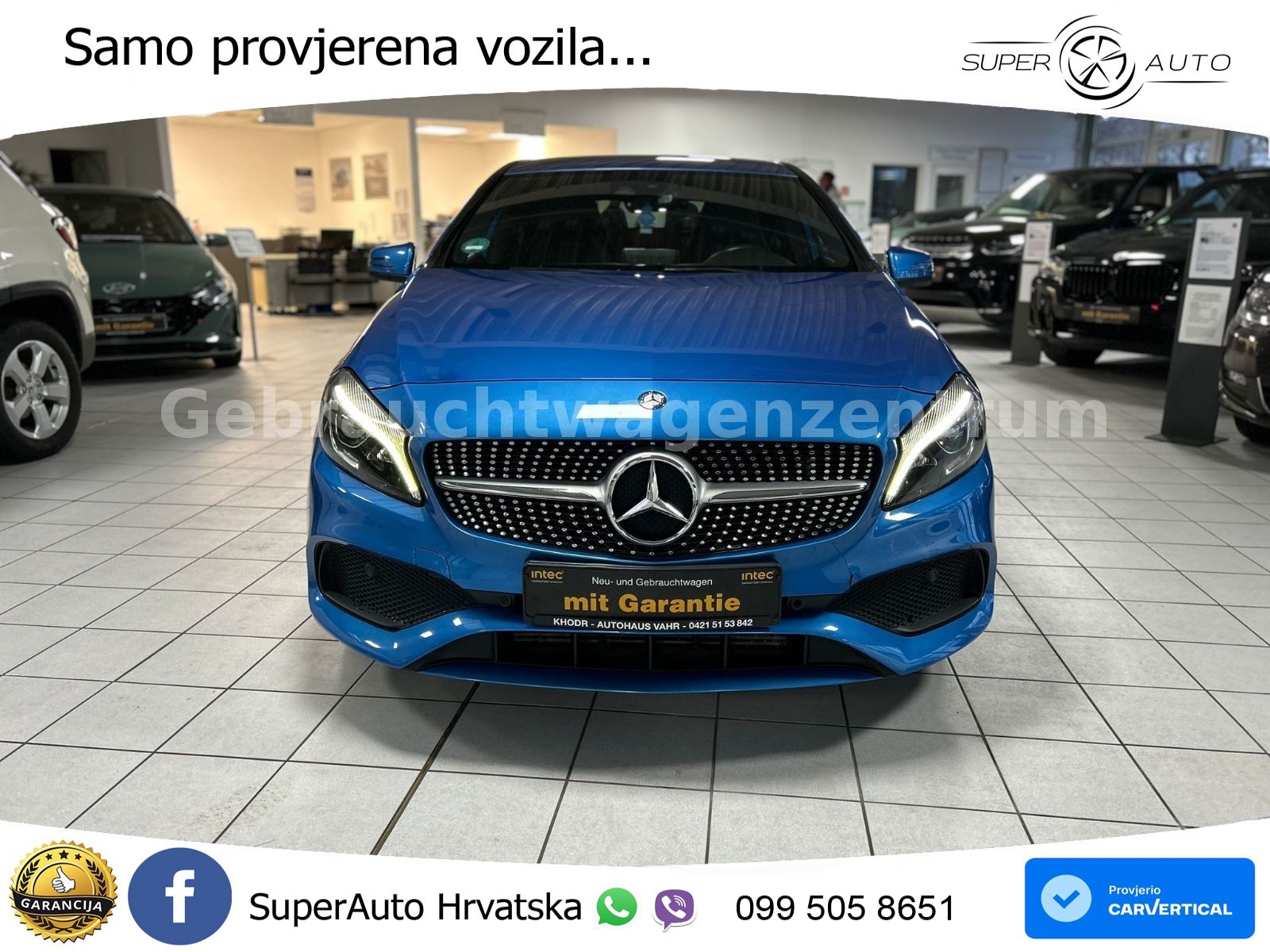 Mercedes A 220d Aut. AMG 177 KS, KAM+LED+GR SJED+NAVI