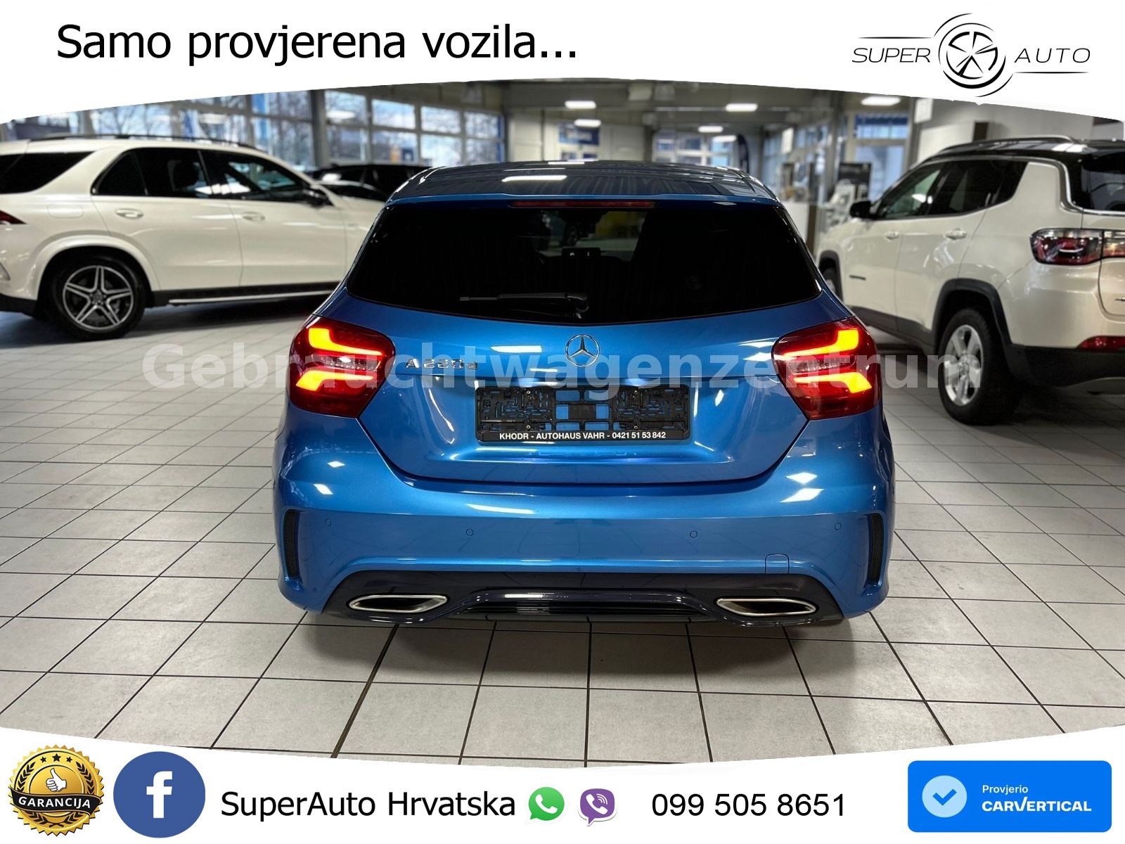 Mercedes A 220d Aut. AMG 177 KS, KAM+LED+GR SJED+NAVI