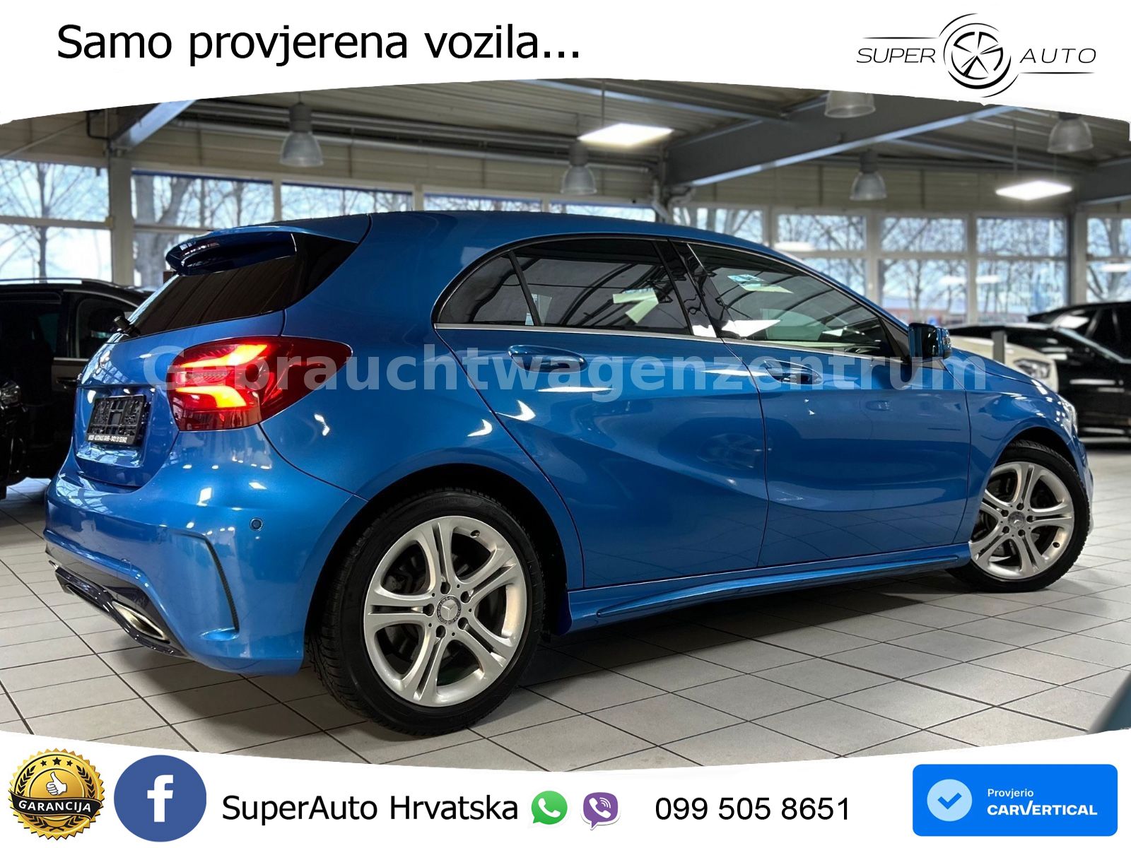 Mercedes A 220d Aut. AMG 177 KS, KAM+LED+GR SJED+NAVI