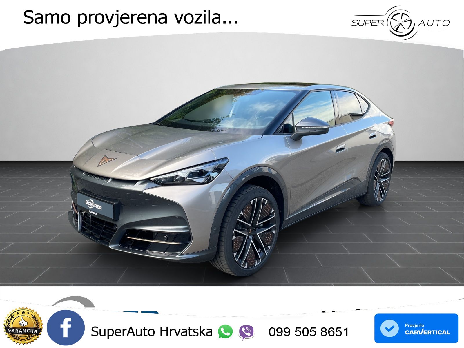 Cupra Tavascan 4Drive Aut. VZ 340 KS, PANO+360+ACC+GR SJED+HEAD+KEY+LANE
