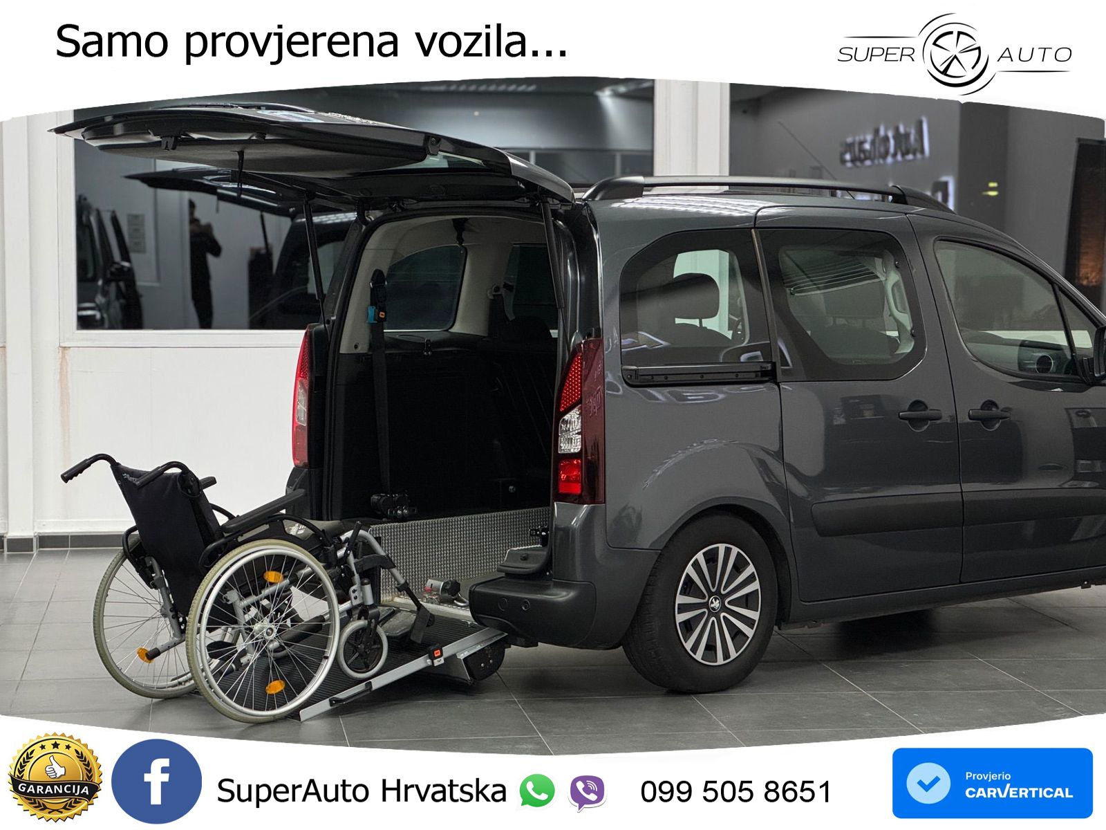Peugeot Partner Tepee 1.6 HDi Aut. Active 92 KS, RAMPA+KLIMA
