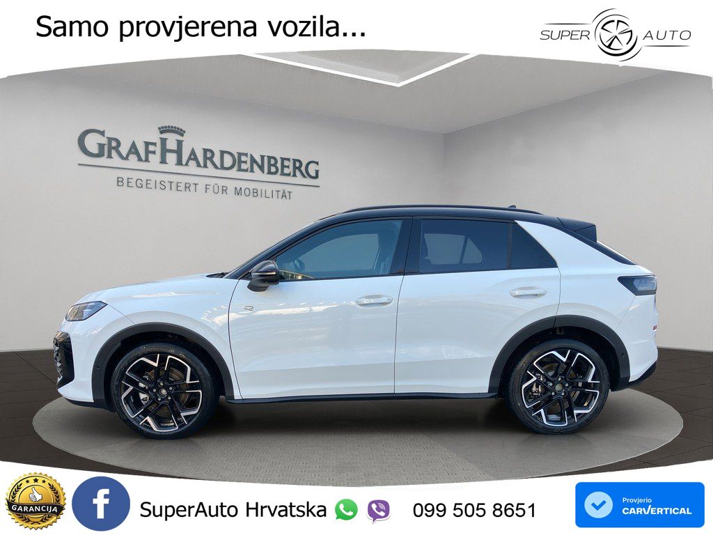 VW T-Roc 1.5 eTSI DSG R-Line 150 KS, ACC+360+KEY+GR SJED+HEAD+VIRT+LANE