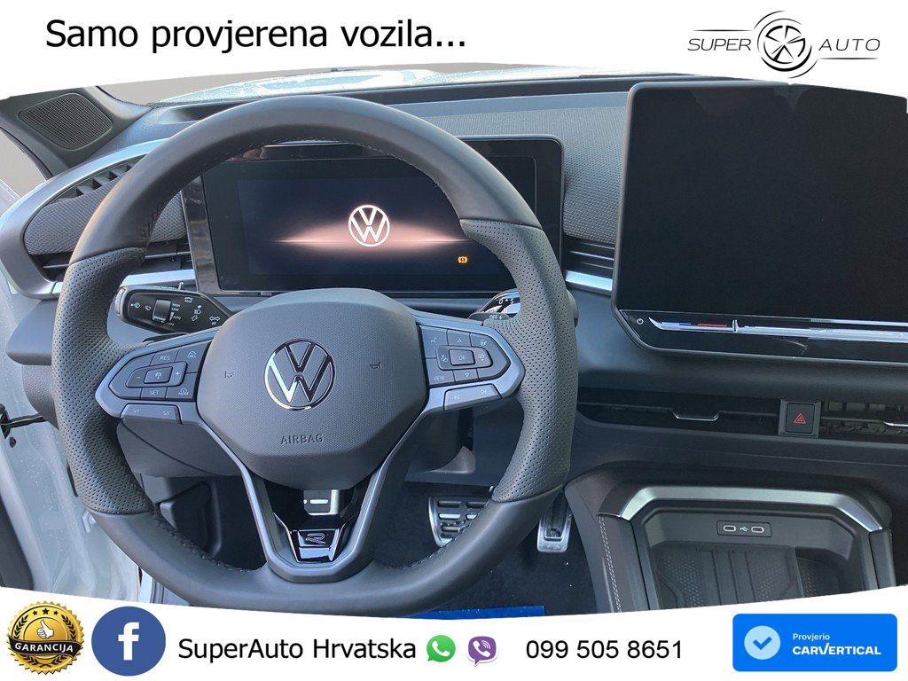 VW T-Roc 1.5 eTSI DSG R-Line 150 KS, ACC+360+KEY+GR SJED+HEAD+VIRT+LANE