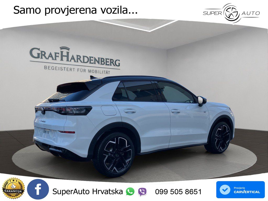 VW T-Roc 1.5 eTSI DSG R-Line 150 KS, ACC+360+KEY+GR SJED+HEAD+VIRT+LANE