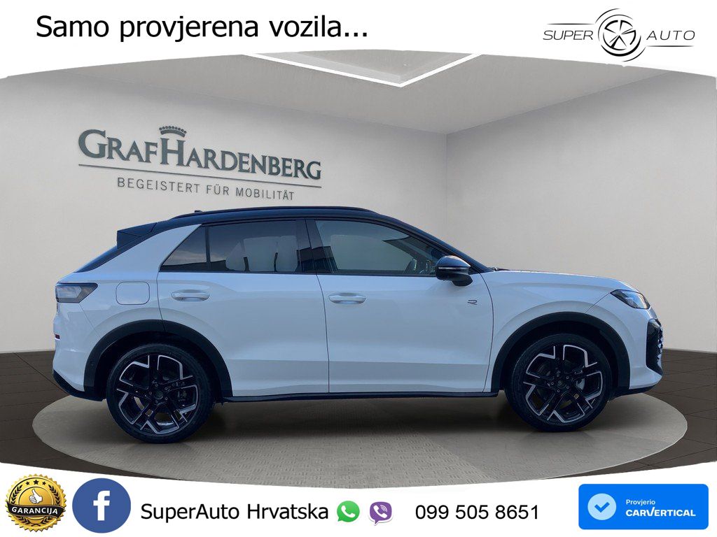 VW T-Roc 1.5 eTSI DSG R-Line 150 KS, ACC+360+KEY+GR SJED+HEAD+VIRT+LANE
