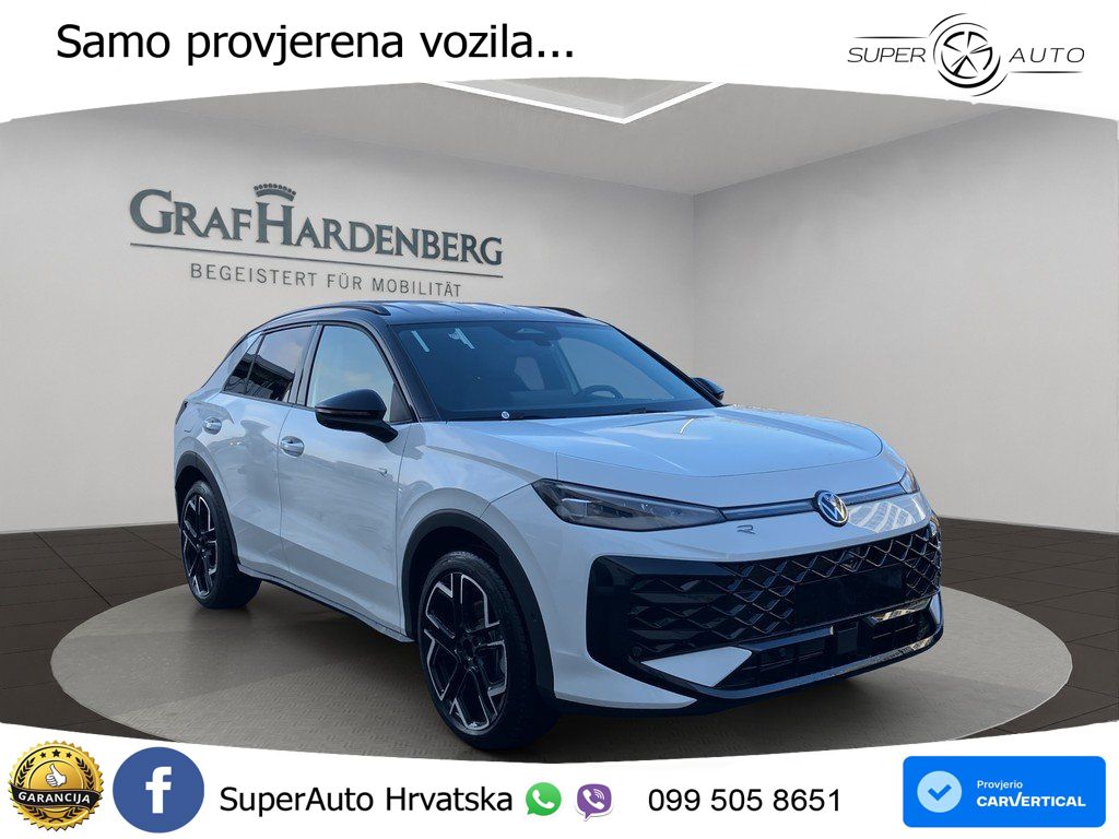 VW T-Roc 1.5 eTSI DSG R-Line 150 KS, ACC+360+KEY+GR SJED+HEAD+VIRT+LANE