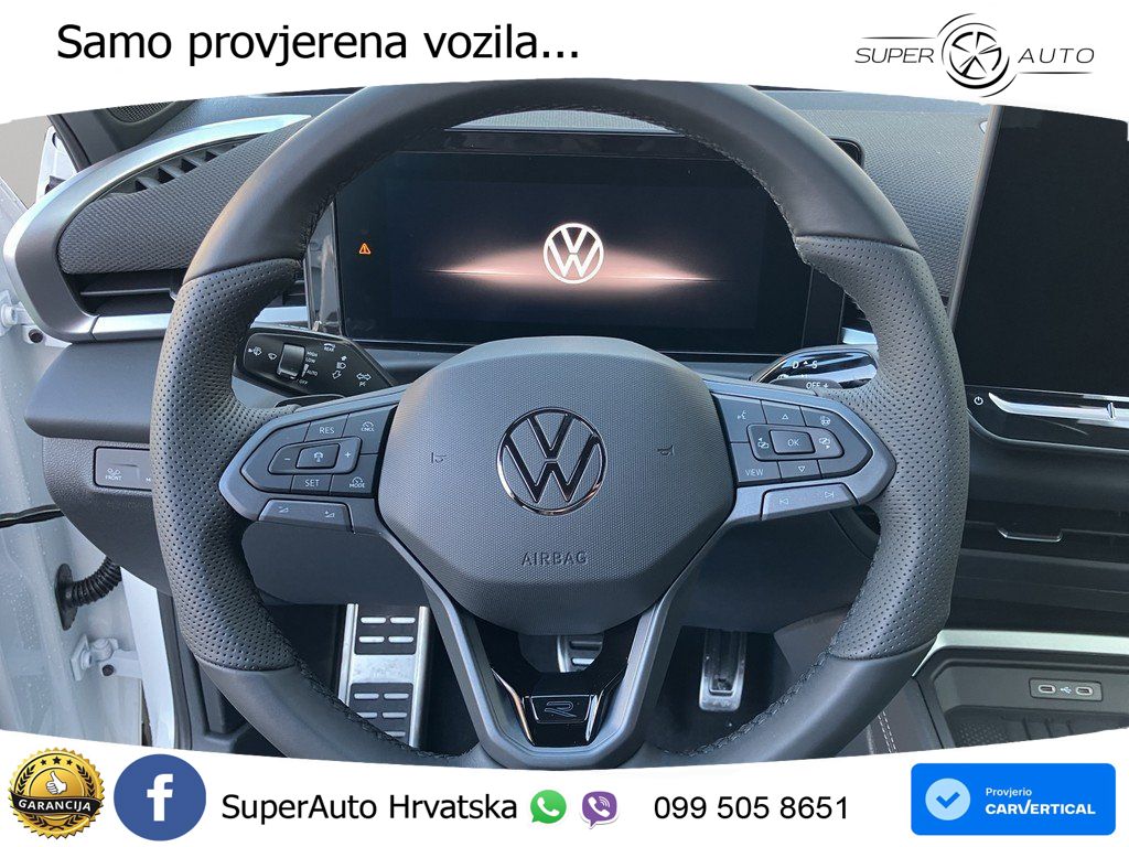 VW T-Roc 1.5 eTSI DSG R-Line 150 KS, ACC+360+KEY+GR SJED+HEAD+VIRT+LANE