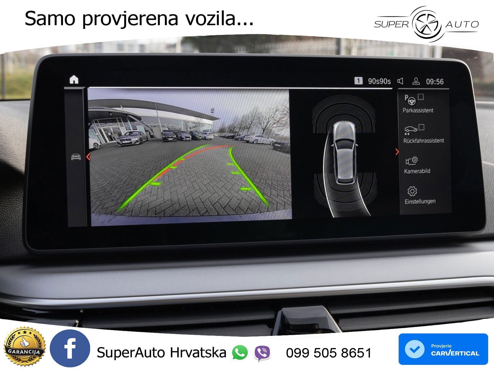 BMW 520d xDrive Touring Aut. 190 KS, ZRAČNI+KAM+LED+4xGR SJED+VIRT+NAVI