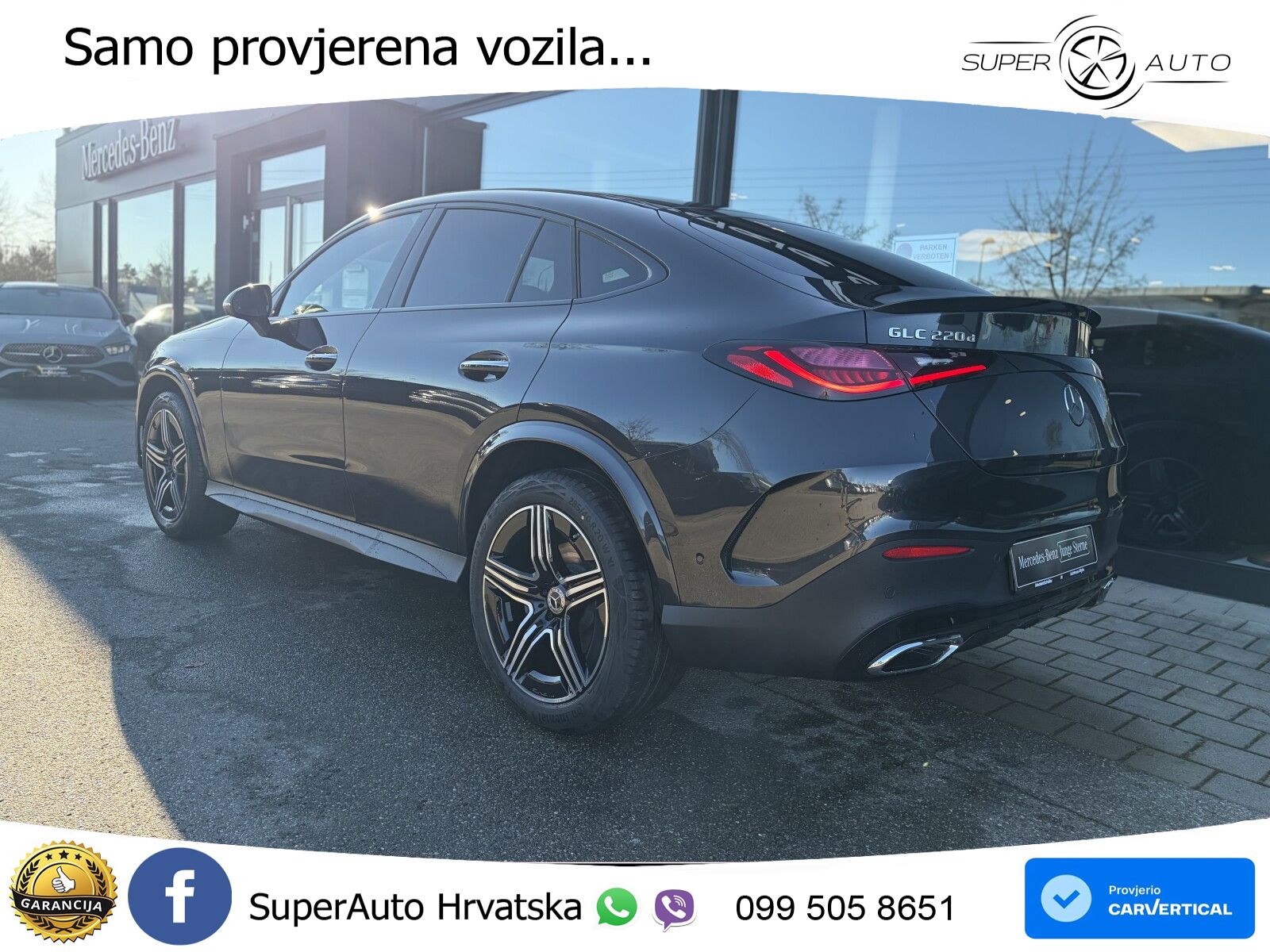 Mercedes GLC Coupe 220d 4M Aut. AMG, ACC+360+KEY+GR SJED+VIRT+LANE