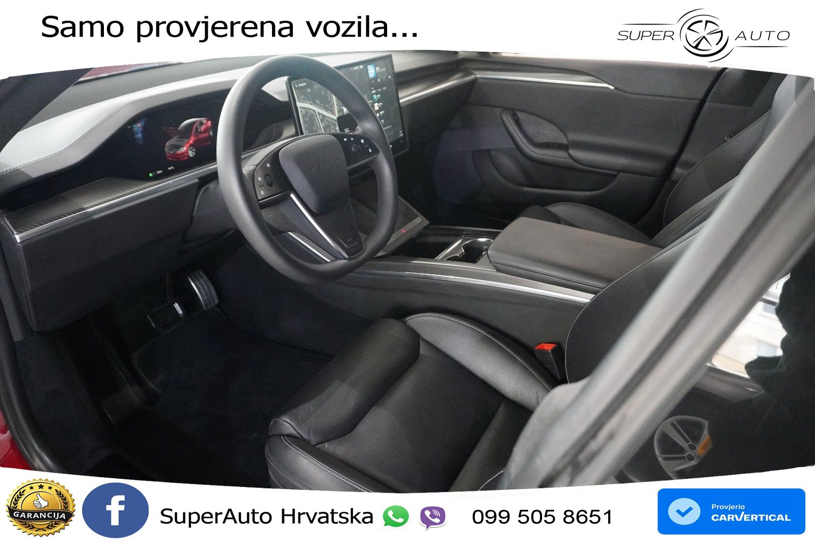 Tesla Model S Plaid 1020 KS, PANO+ZRAČNI+KAM+GR SJED+ACC+KEY+LANE