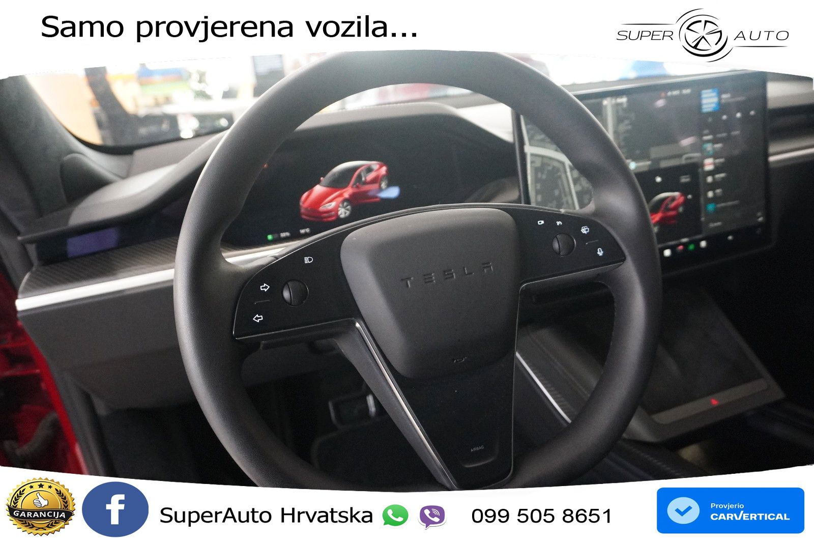 Tesla Model S Plaid 1020 KS, PANO+ZRAČNI+KAM+GR SJED+ACC+KEY+LANE