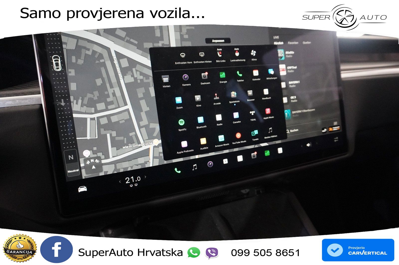 Tesla Model S Plaid 1020 KS, PANO+ZRAČNI+KAM+GR SJED+ACC+KEY+LANE