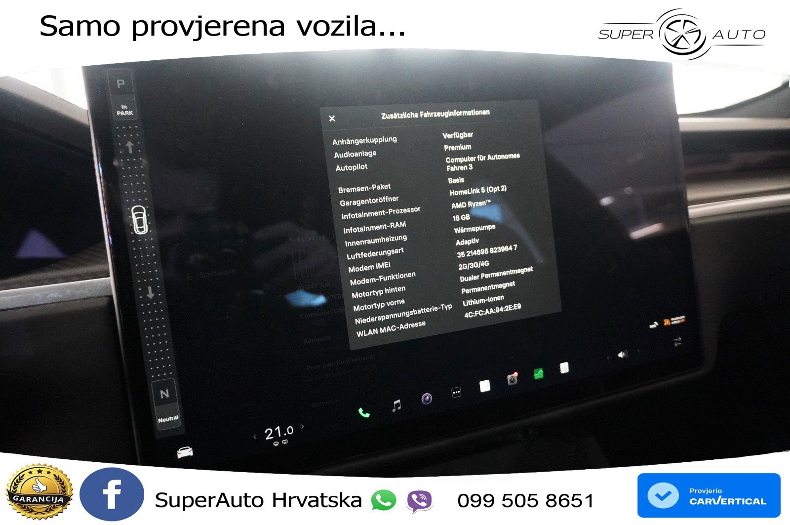 Tesla Model S Plaid 1020 KS, PANO+ZRAČNI+KAM+GR SJED+ACC+KEY+LANE