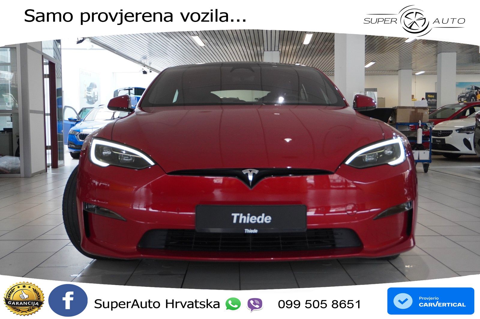 Tesla Model S Plaid 1020 KS, PANO+ZRAČNI+KAM+GR SJED+ACC+KEY+LANE