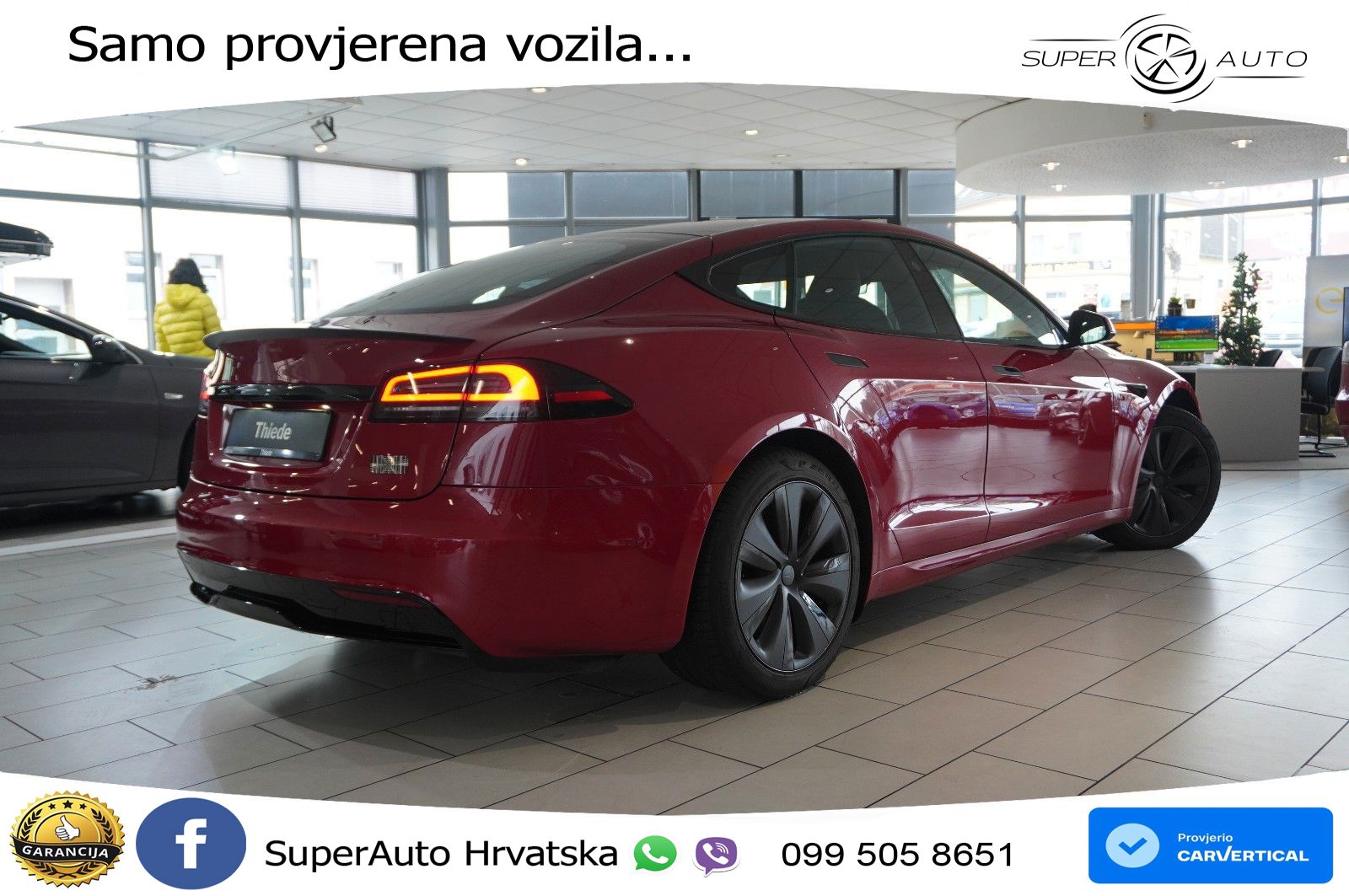 Tesla Model S Plaid 1020 KS, PANO+ZRAČNI+KAM+GR SJED+ACC+KEY+LANE