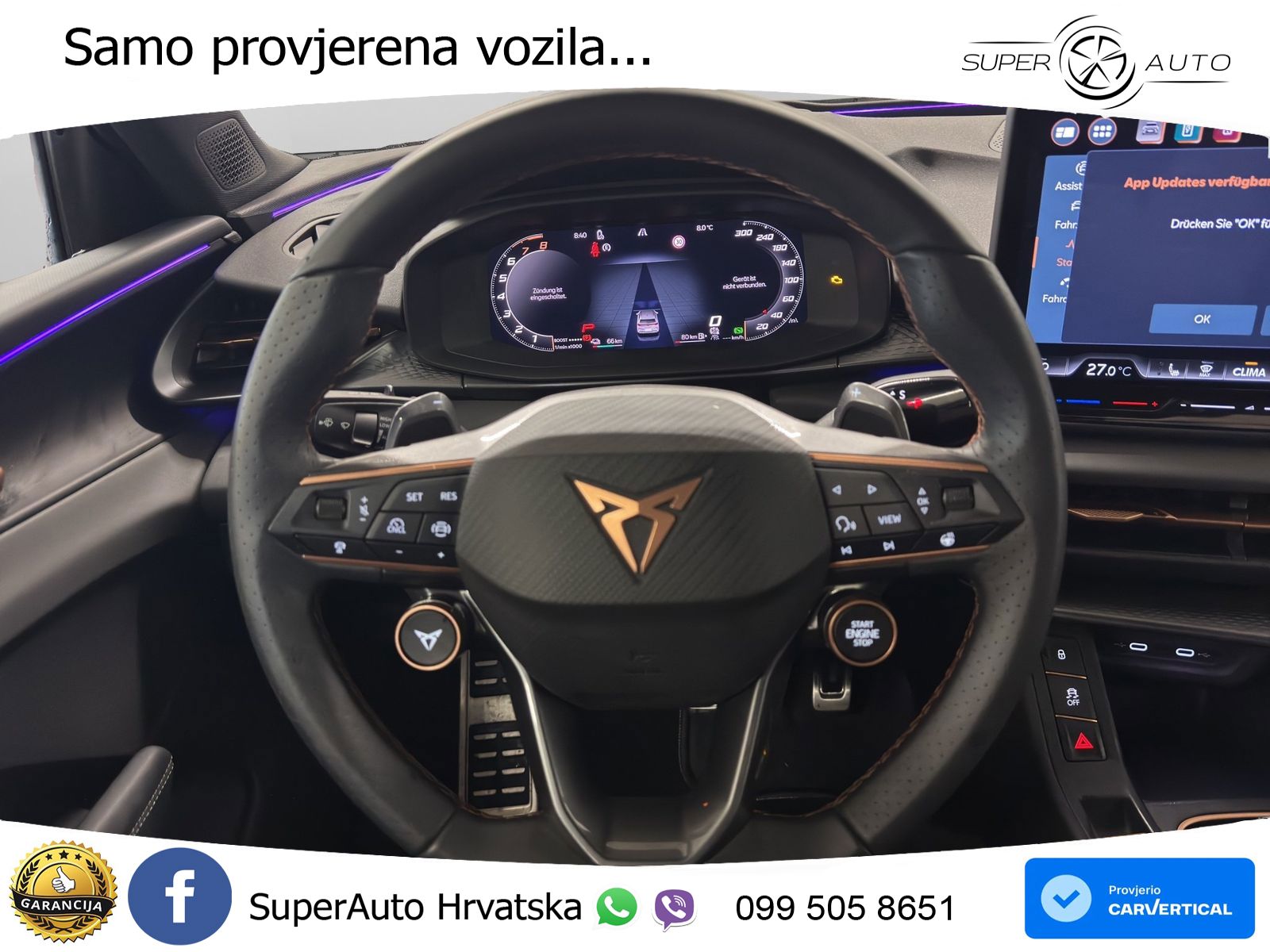 Cupra Terramar 1.5 eTSI DSG 204 KS, 360+ACC+KEY+GR SJED+HEAD+VIRT+LANE