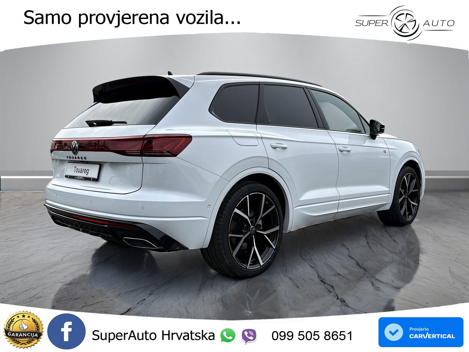VW Touareg 3.0 TDI 4M Aut. R-Line 286 KS, PANO+ZRAČ+360+GR SJED+ACC+KEY+HEAD