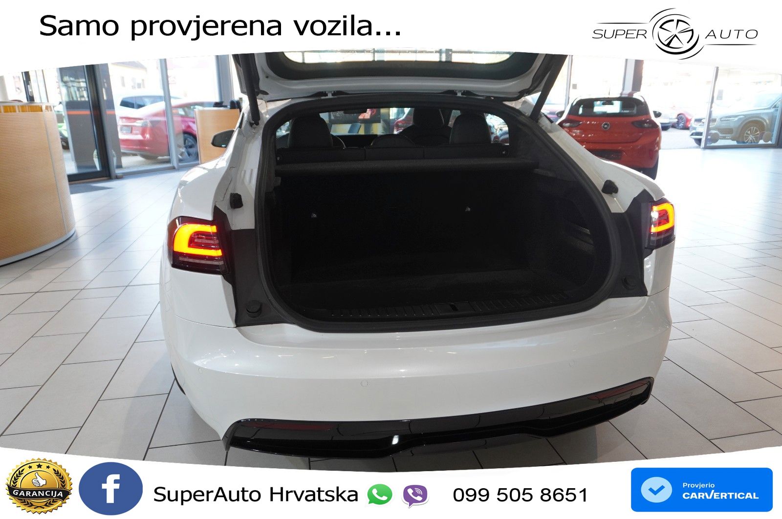 Tesla Model S Dual 670 KS, PANO+ZRAČ+KAM+GR SJED+ACC+KEY+VIRT+LANE