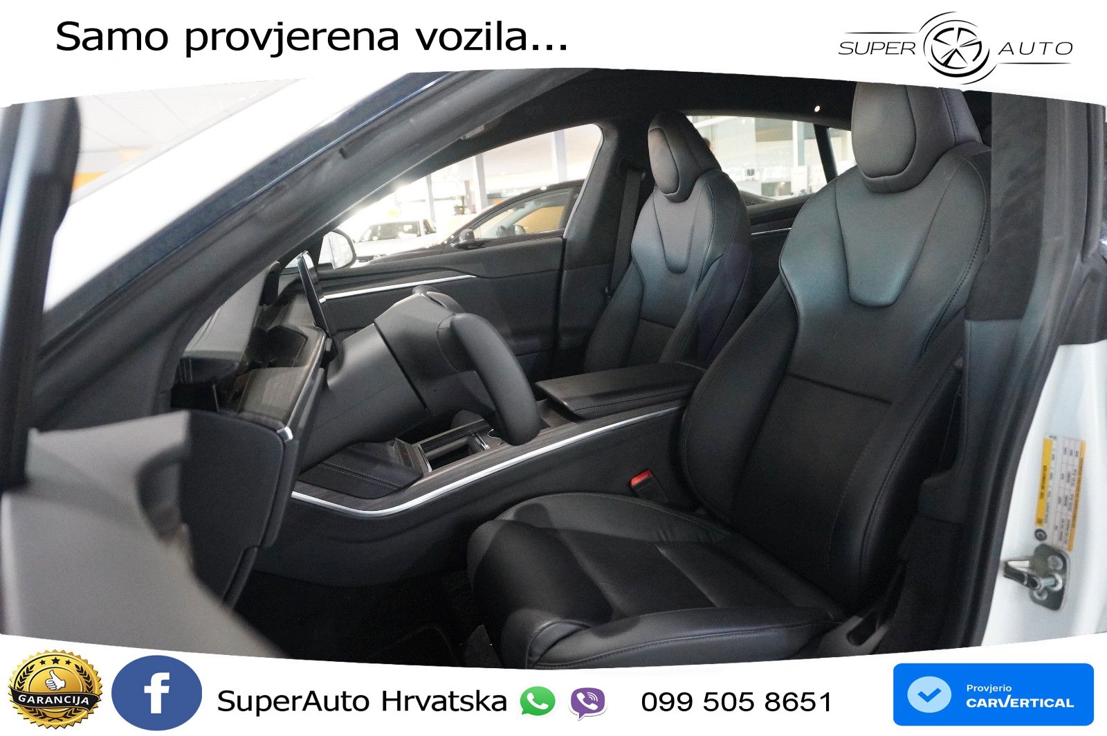 Tesla Model S Dual 670 KS, PANO+ZRAČ+KAM+GR SJED+ACC+KEY+VIRT+LANE