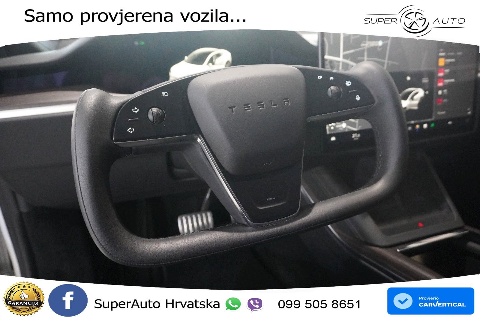 Tesla Model S Dual 670 KS, PANO+ZRAČ+KAM+GR SJED+ACC+KEY+VIRT+LANE