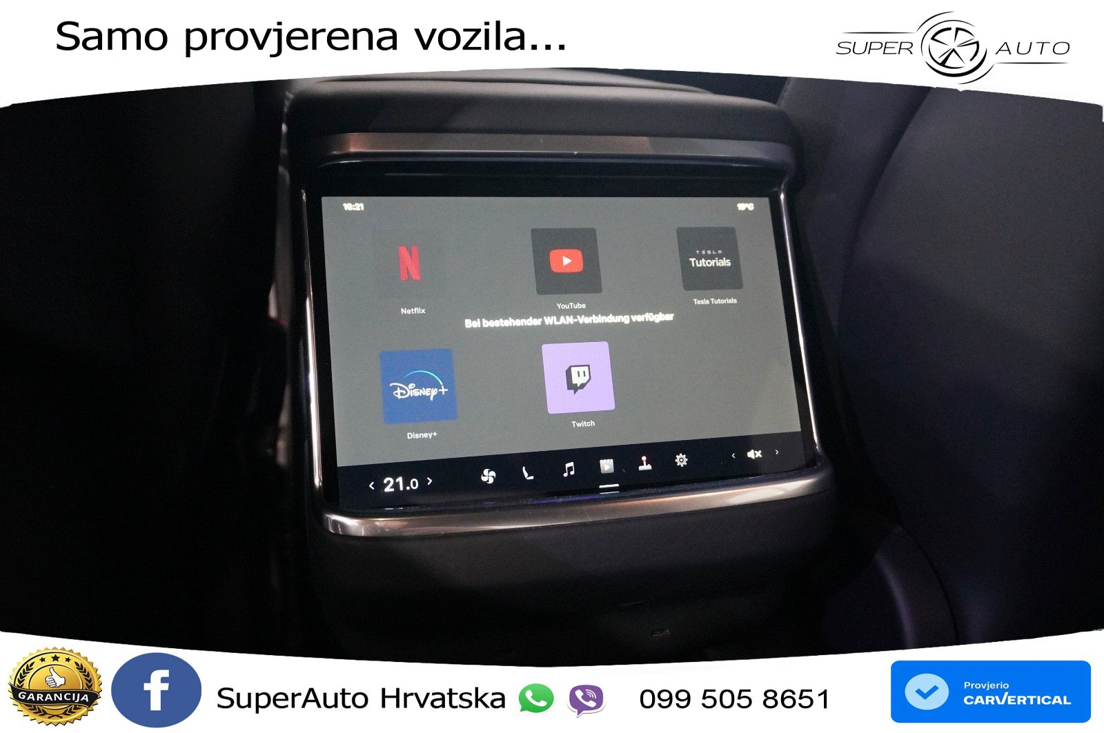 Tesla Model S Dual 670 KS, PANO+ZRAČ+KAM+GR SJED+ACC+KEY+VIRT+LANE