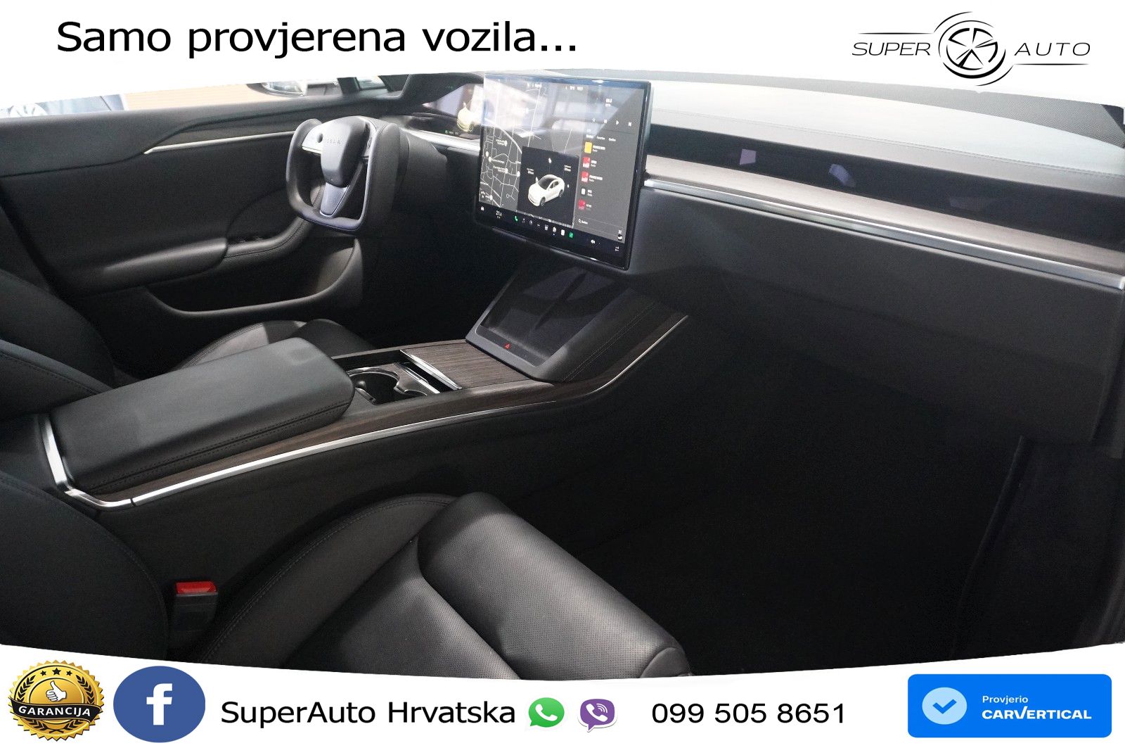 Tesla Model S Dual 670 KS, PANO+ZRAČ+KAM+GR SJED+ACC+KEY+VIRT+LANE