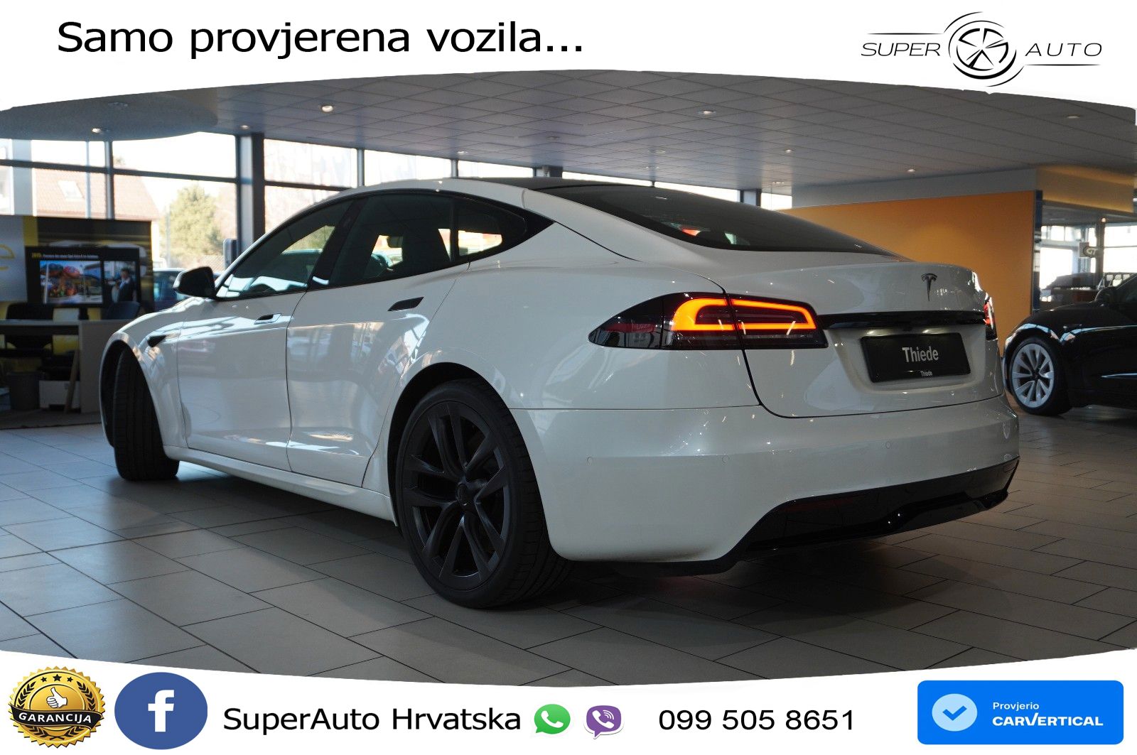 Tesla Model S Dual 670 KS, PANO+ZRAČ+KAM+GR SJED+ACC+KEY+VIRT+LANE