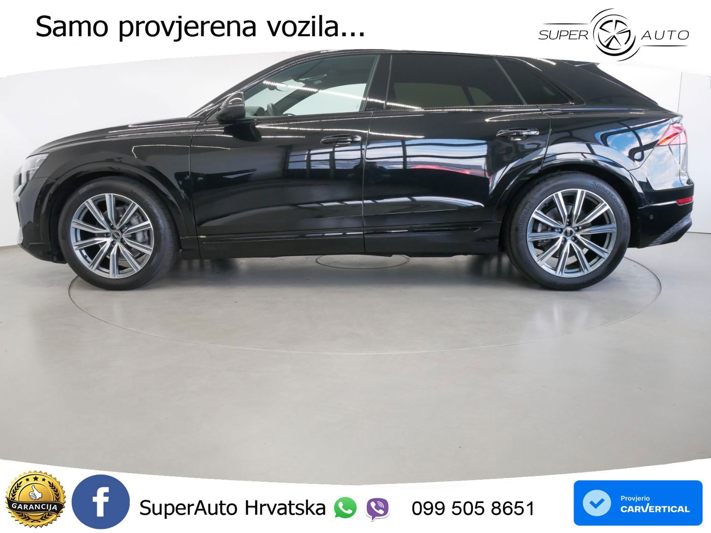 Audi Q8 50 TDI quattro Aut. 286 KS, PANO+ZRAČ+360+GR SJED+ACC+KEY+VIRT+LANE