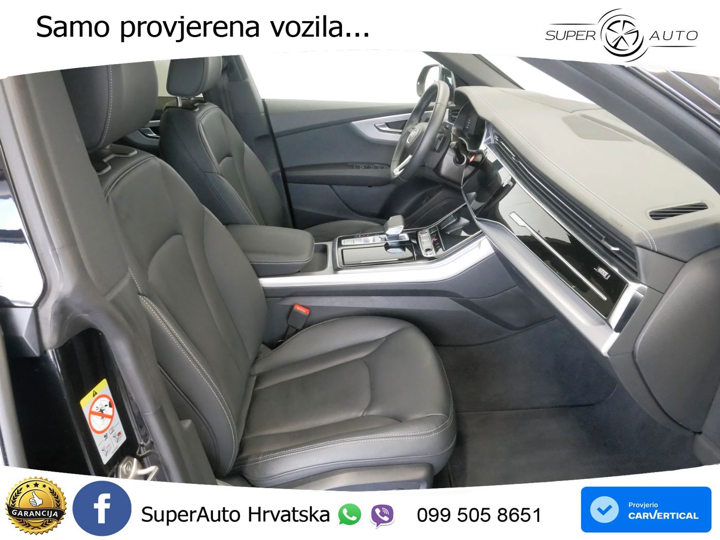 Audi Q8 50 TDI quattro Aut. 286 KS, PANO+ZRAČ+360+GR SJED+ACC+KEY+VIRT+LANE