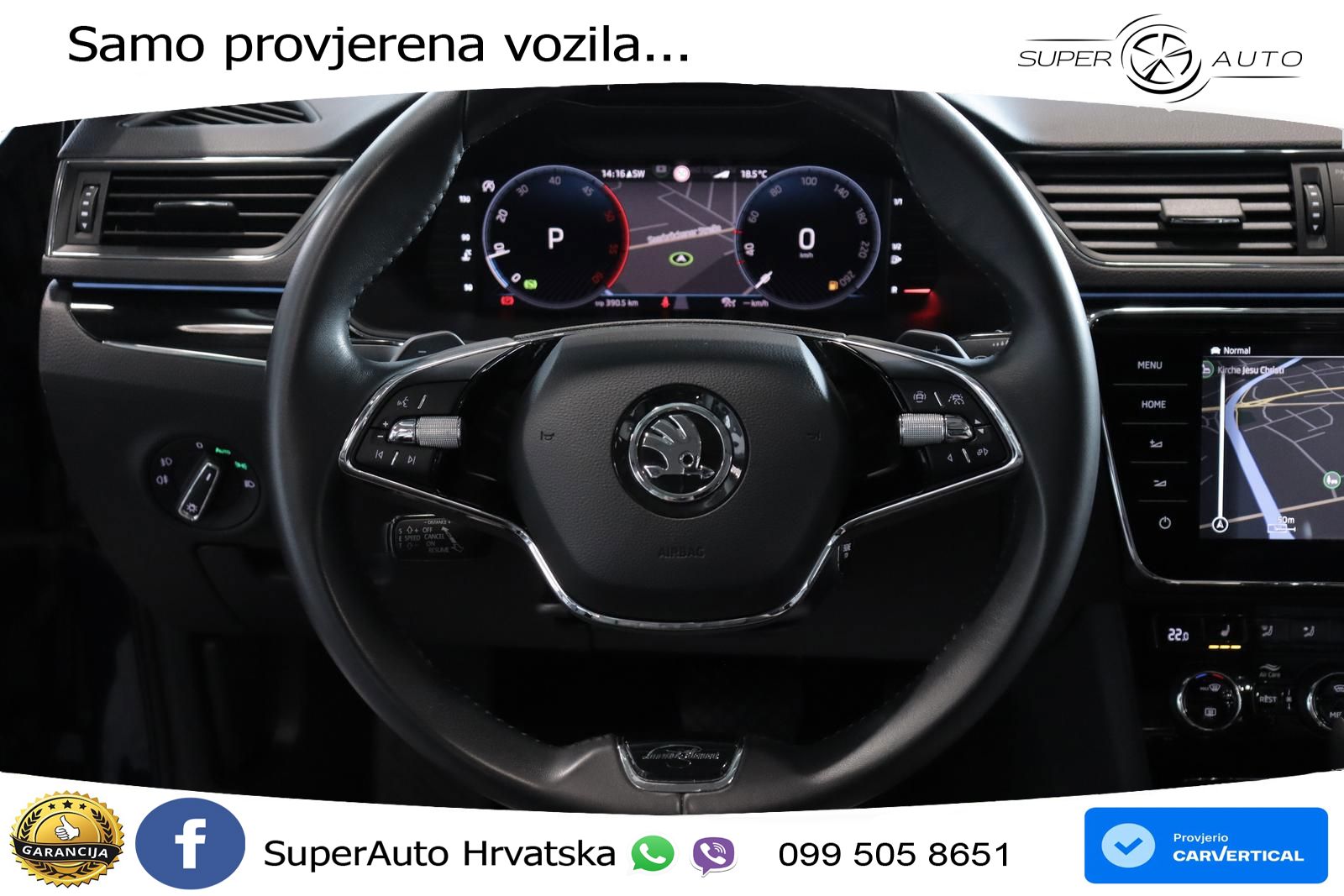 Škoda Superb Combi 2.0 TDI DSG L&K 200 KS, ACC+LED+GR SJED+PANO+VIRT