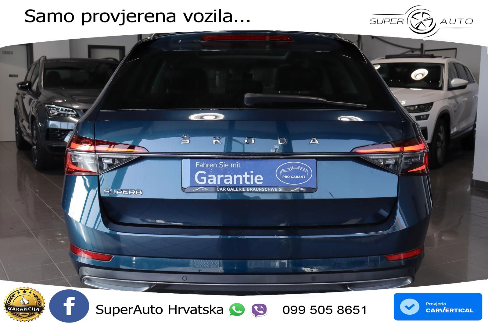 Škoda Superb Combi 2.0 TDI DSG L&K 200 KS, ACC+LED+GR SJED+PANO+VIRT