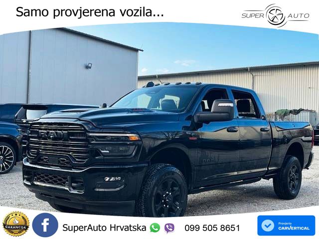 Dodge RAM 3500 6.7 Aut. Laramie Night 426 KS, KAM+GR SJED+LED+NAVI
