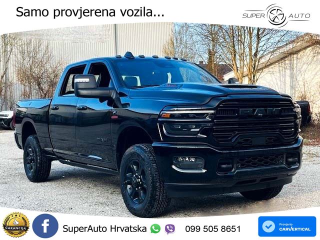 Dodge RAM 3500 6.7 Aut. Laramie Night 426 KS, KAM+GR SJED+LED+NAVI