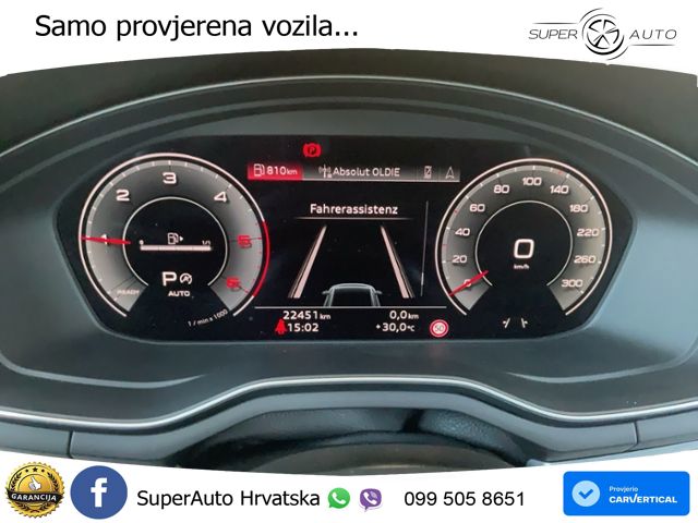 Audi A4 Avant 40 TDI quattro Aut. S line 204 KS, ACC+LED+KAM+GR SJED+VIRT+ASIST