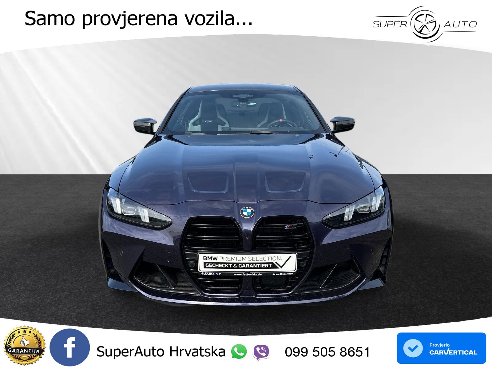 BMW M4 Competition 3.0 Aut. M Sport 510 KS, ACC+360+KEY+GR SJED+VIRT+LANE