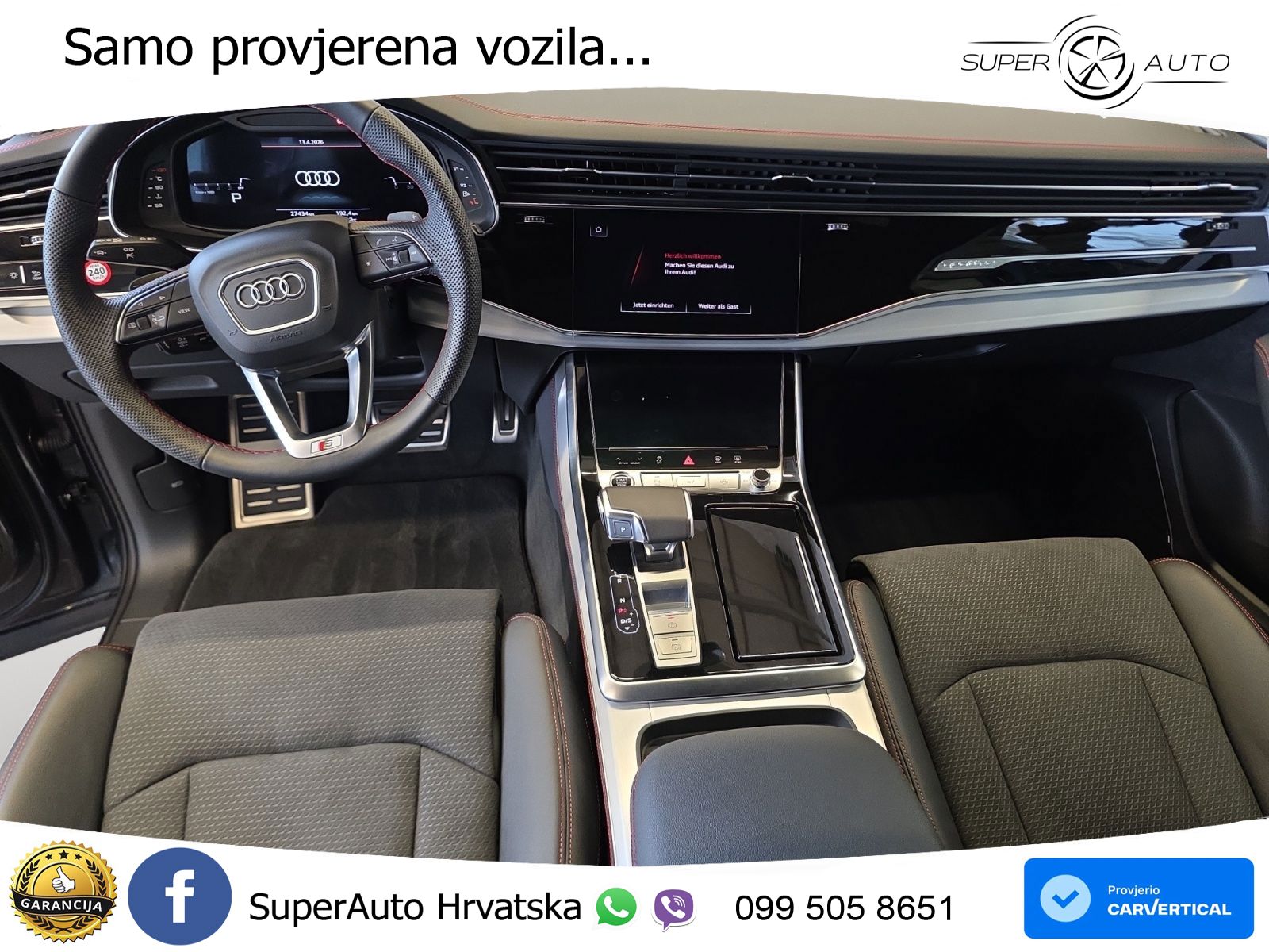 Audi Q7 55 TFSI quattro tiptronic S line 340 KS, PANO+ZRAČ+360+GR SJED+ACC+LANE