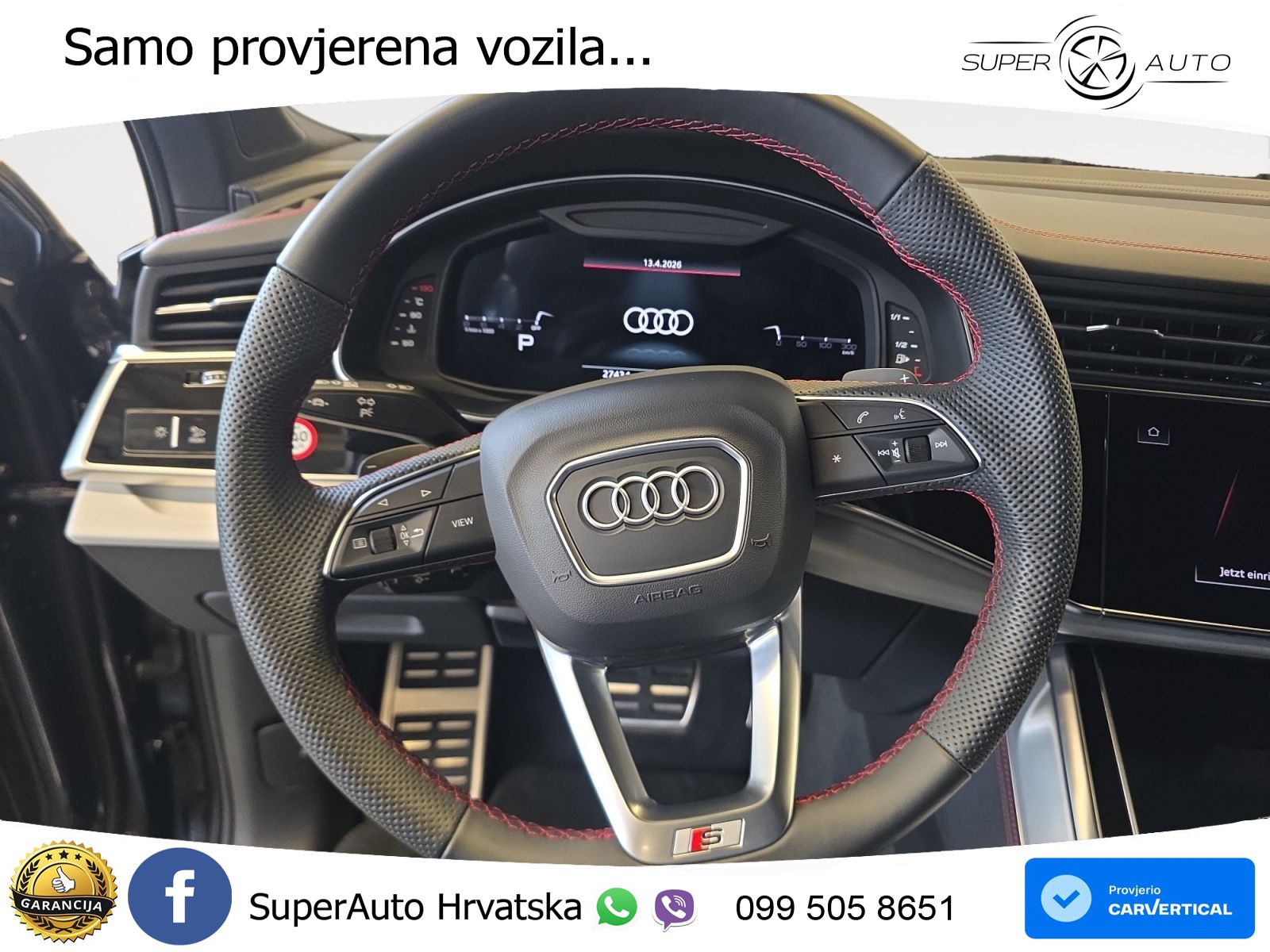 Audi Q7 55 TFSI quattro tiptronic S line 340 KS, PANO+ZRAČ+360+GR SJED+ACC+LANE