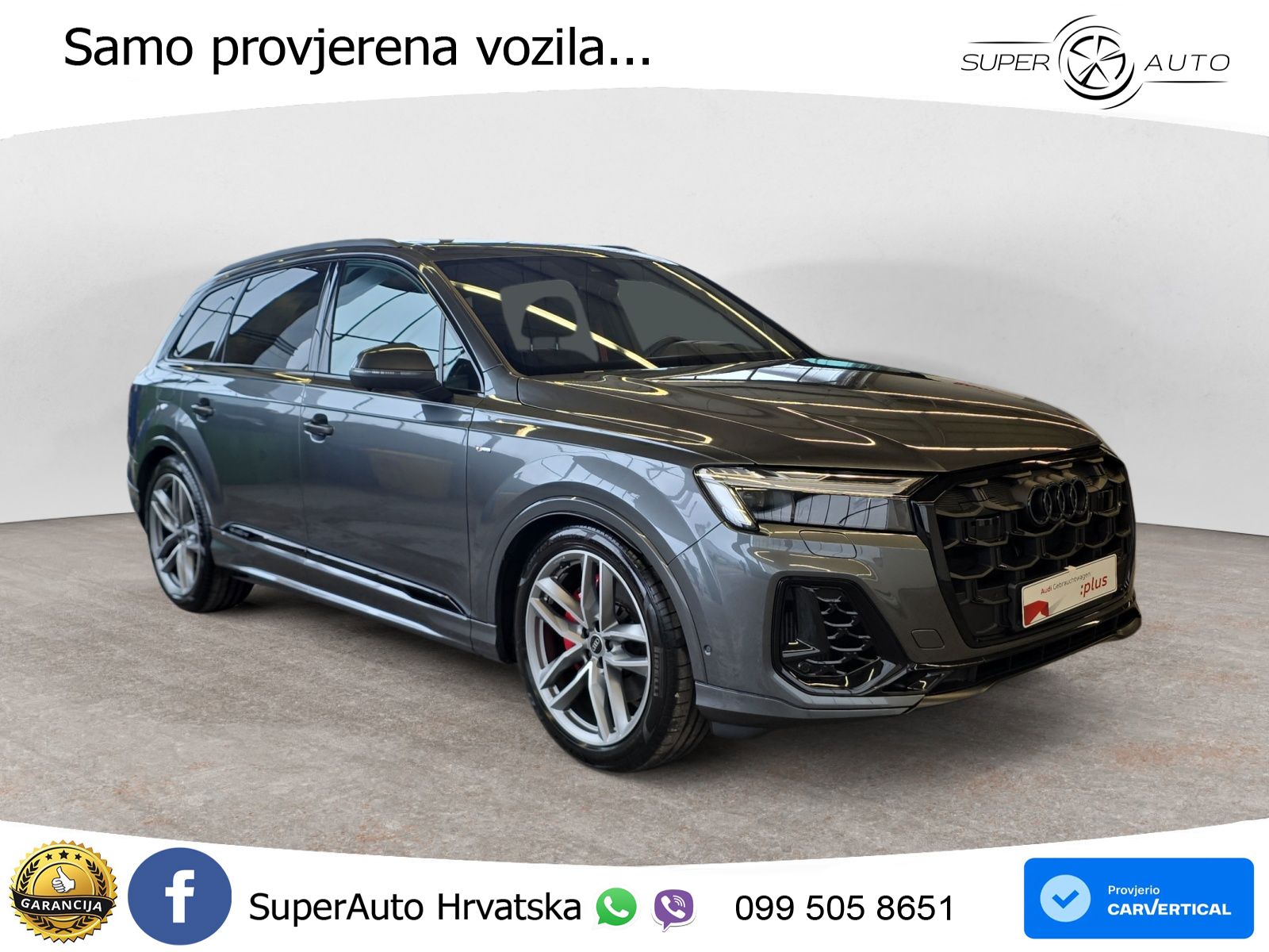 Audi Q7 55 TFSI quattro tiptronic S line 340 KS, PANO+ZRAČ+360+GR SJED+ACC+LANE