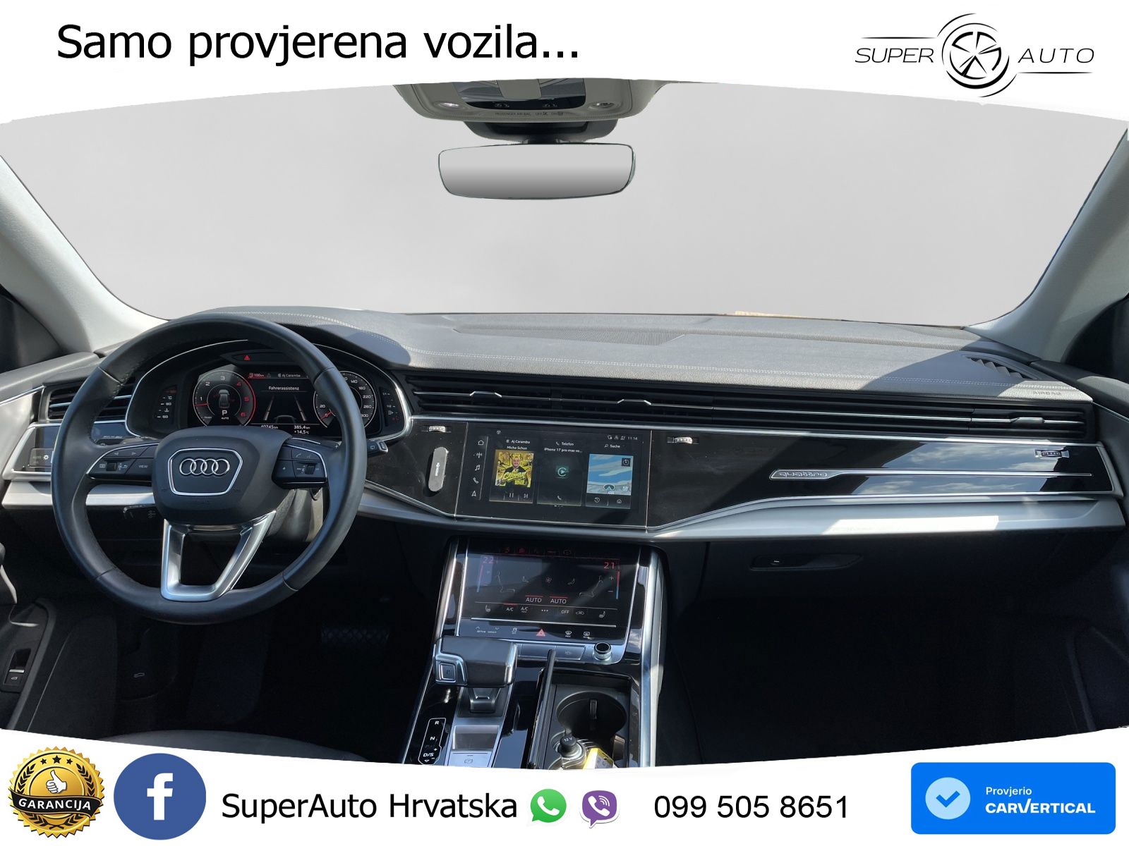 Audi Q8 50 TDI quattro Aut. S line 286 KS, LED+KAM+GR SJED+ASIST