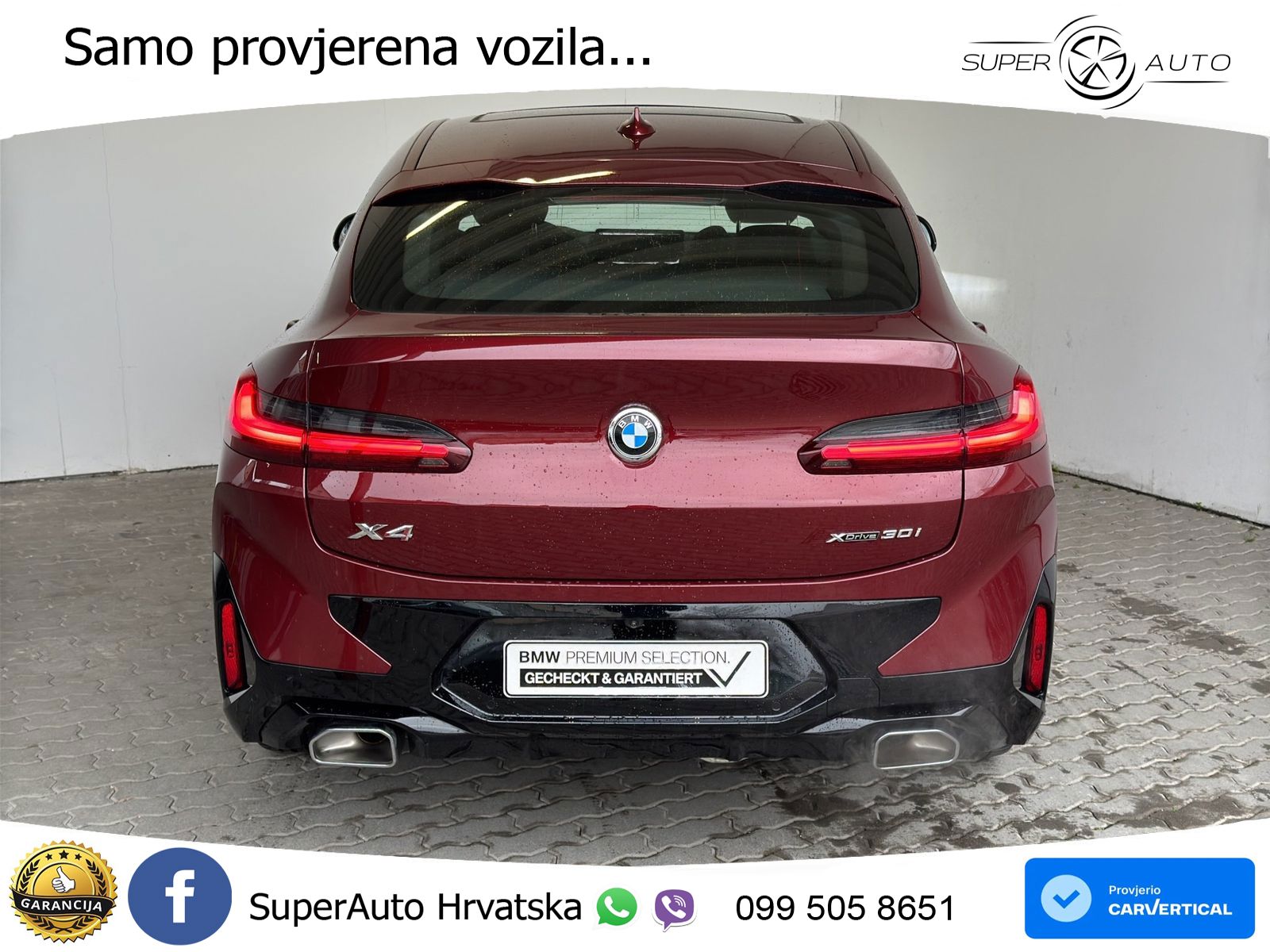 BMW X4 30i xDrive M Sport 245 KS, LED+VIRT+PANO+GR SJED+HEAD+PARK