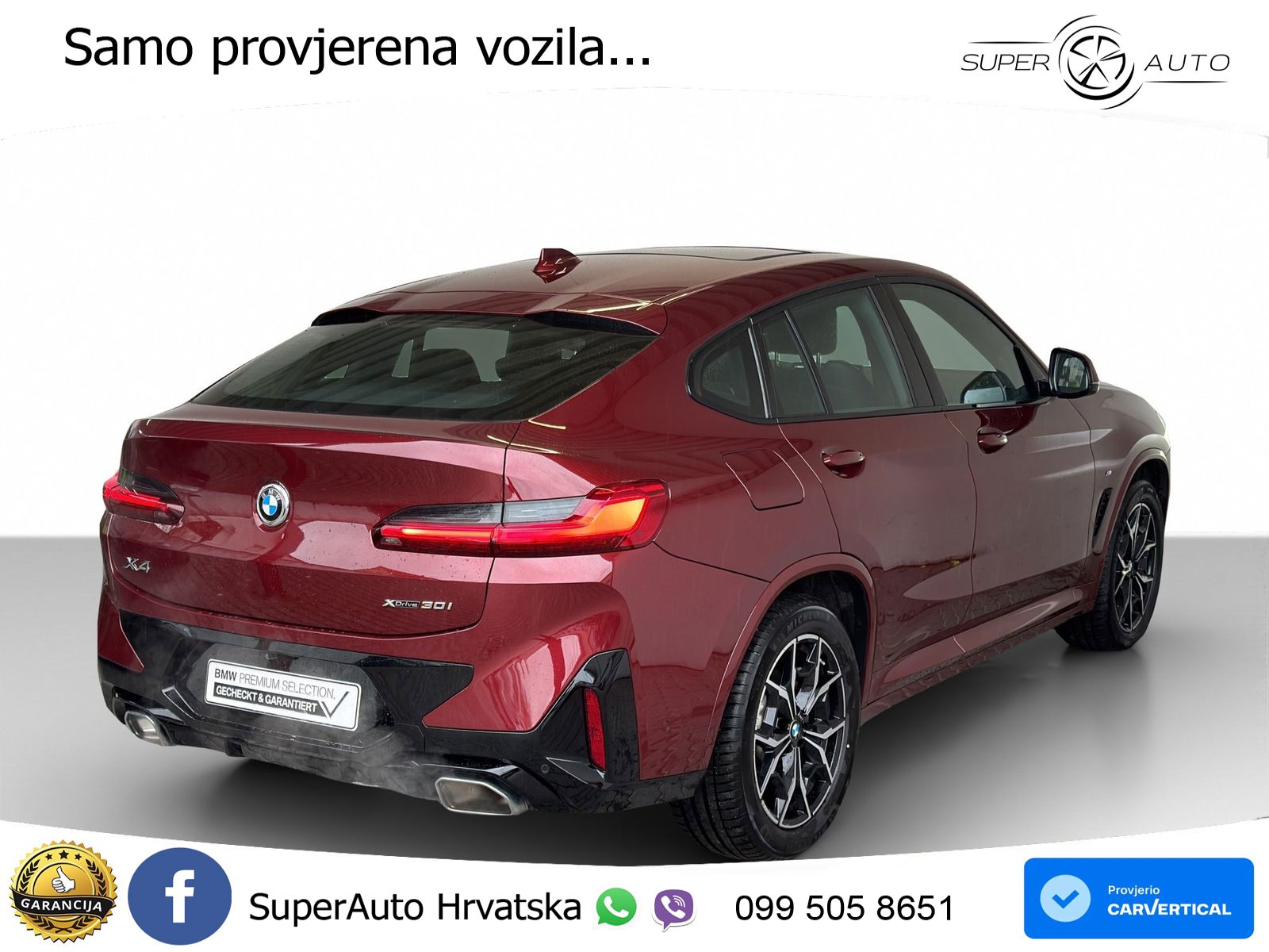 BMW X4 30i xDrive M Sport 245 KS, LED+VIRT+PANO+GR SJED+HEAD+PARK
