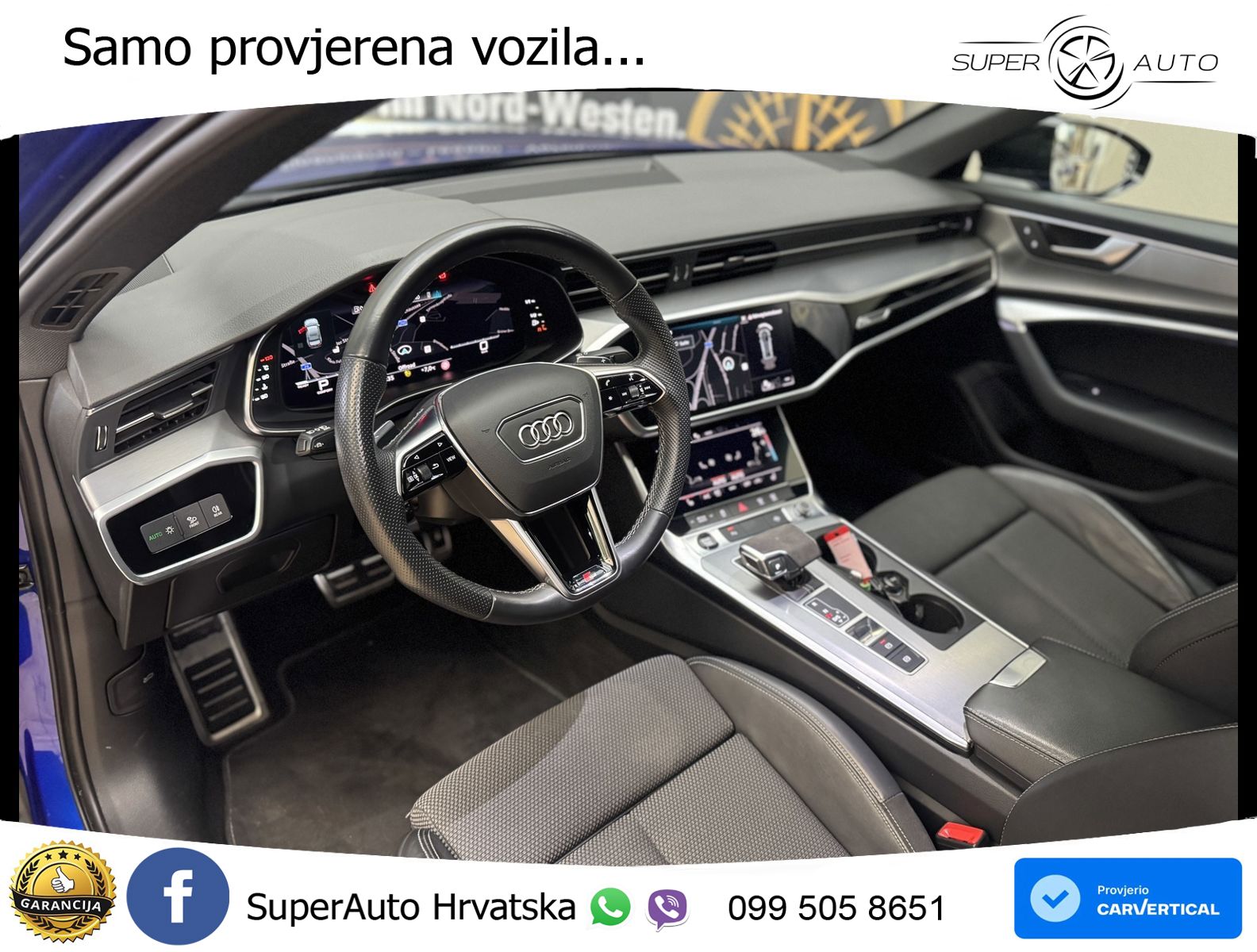 Audi A6 35 TDI S tronic S line 163 KS, ACC+GR SJED+VIRT+NAVI