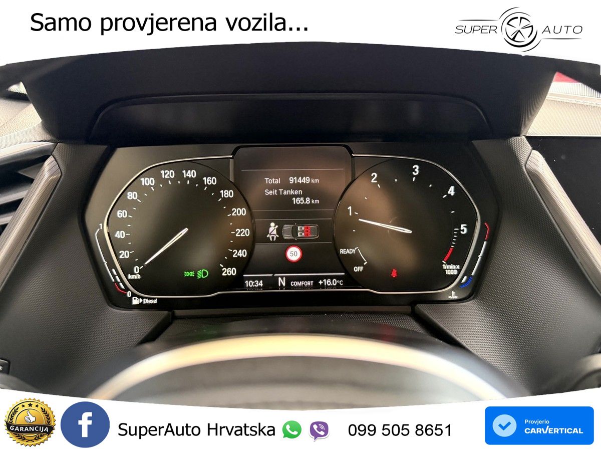 BMW 118d M Sport 150 KS, LED+TEM+GR SJED+LANE+PARK