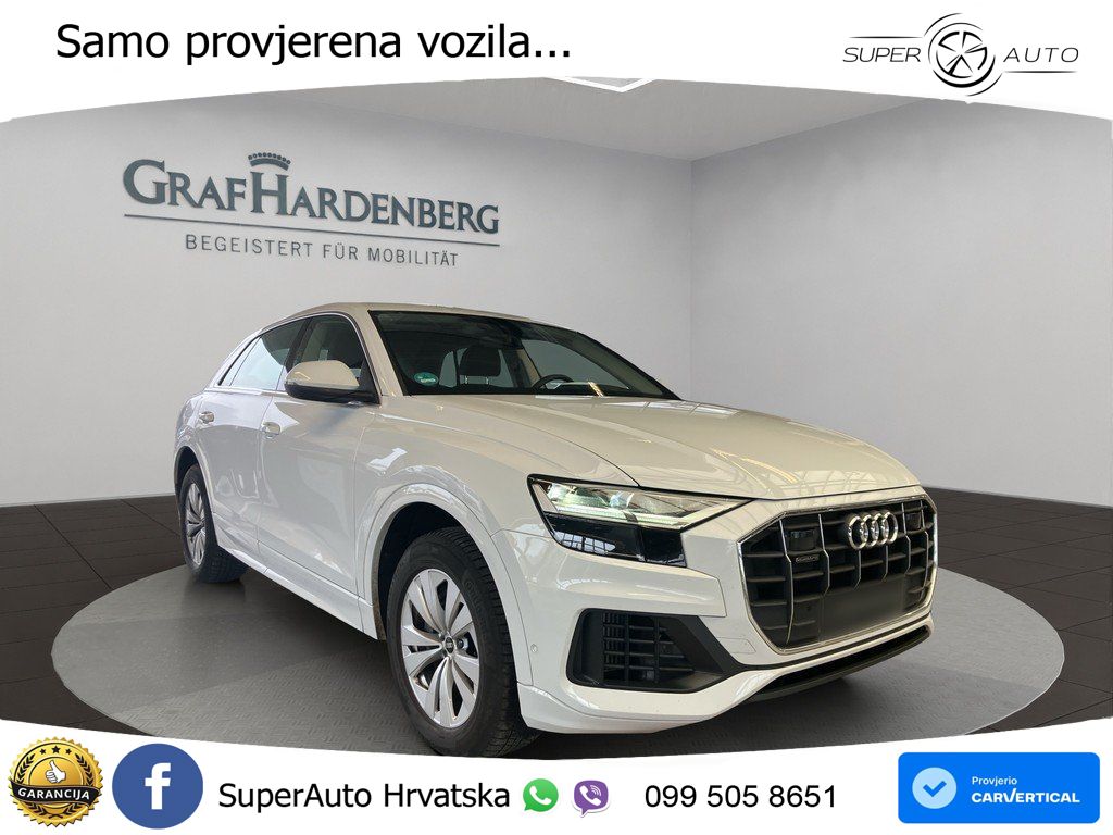 Audi Q8 55 TFSIe quattro Aut. 381 KS, ACC+LED+KAM+GR SJED+HEAD+VIRT