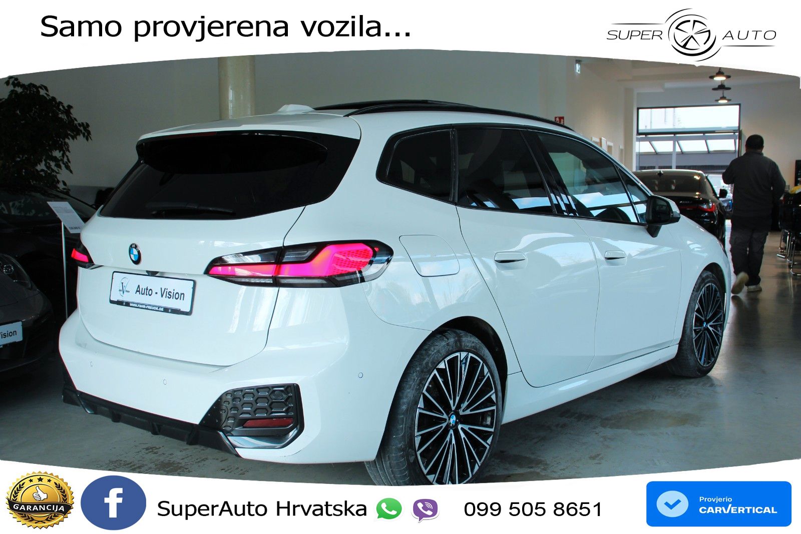 BMW Active Tourer 218i Aut. M Sport 136 KS, LED+PANO+GR SJED+VIRT+360