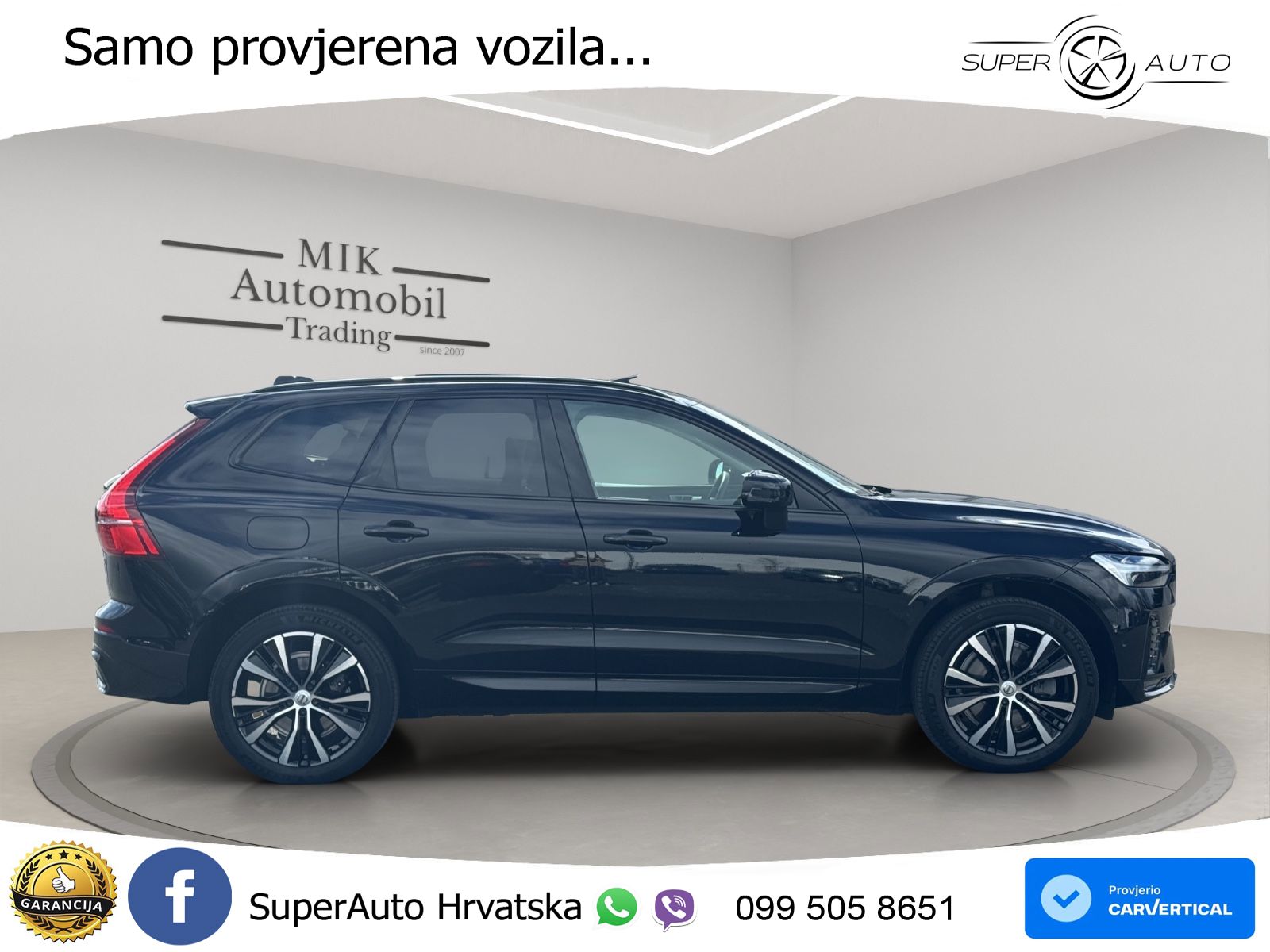 Volvo XC60 2.0d B4 Aut. Plus Dark 197 KS, ACC+360+LED+4xGR SJED+PANO+ASIST