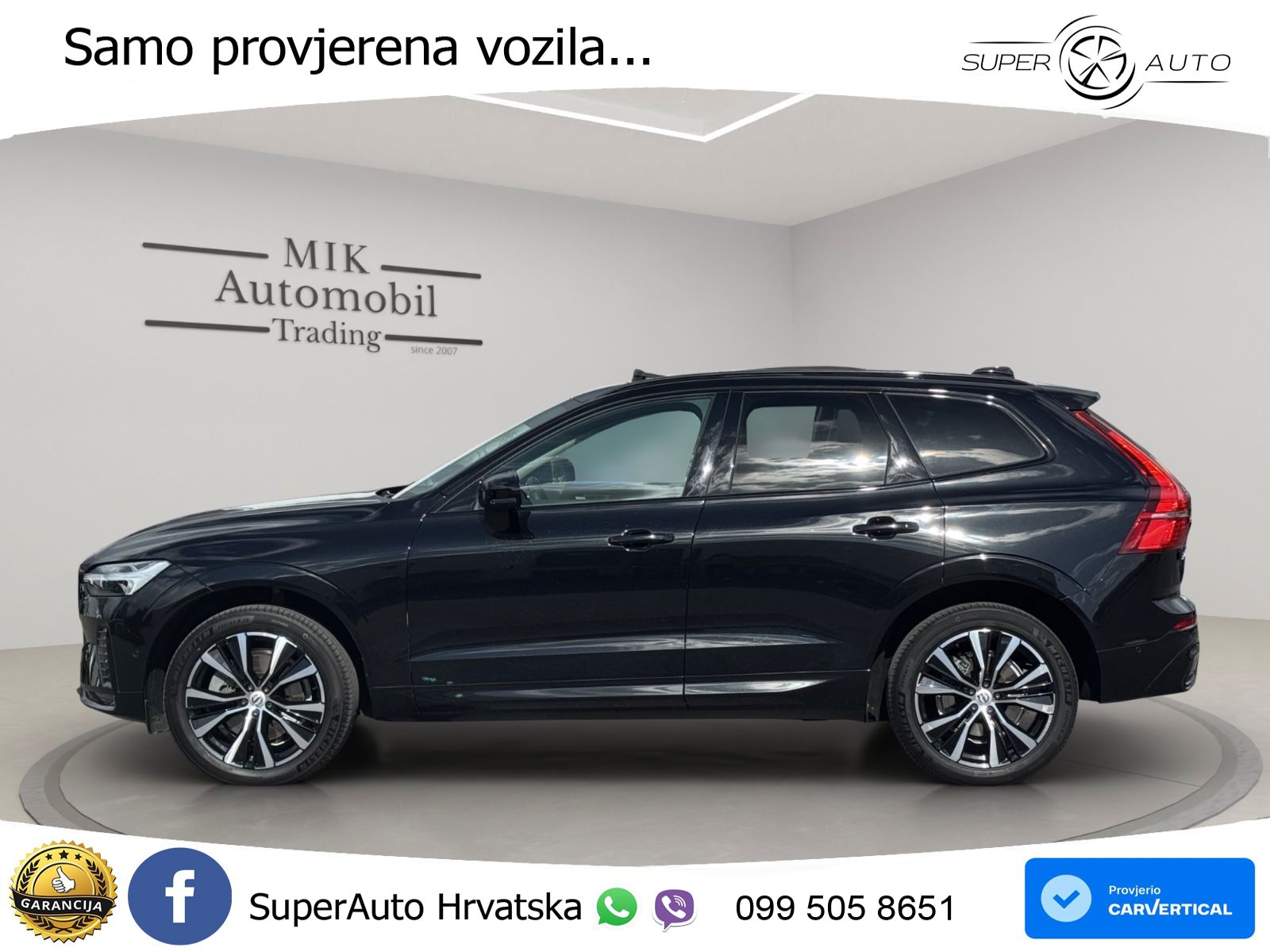 Volvo XC60 2.0d B4 Aut. Plus Dark 197 KS, ACC+360+LED+4xGR SJED+PANO+ASIST