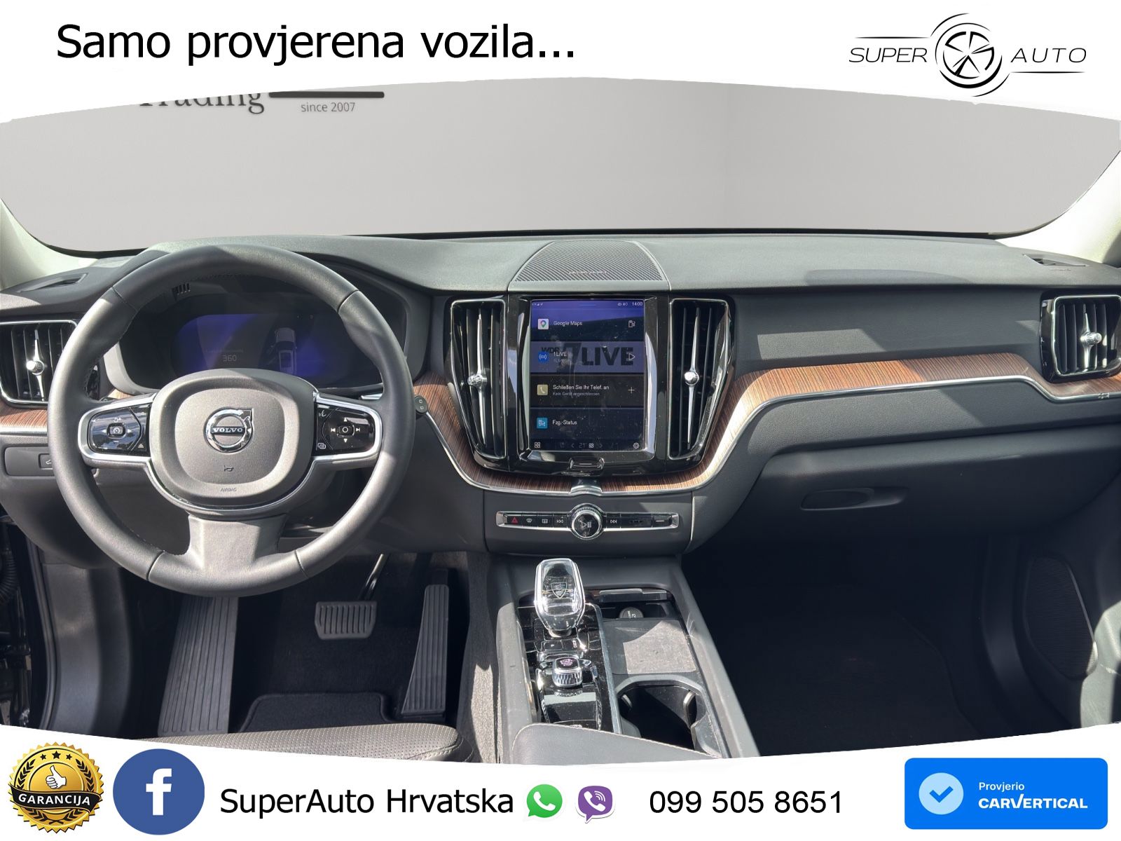 Volvo XC60 2.0d B4 Aut. Plus Dark 197 KS, ACC+360+LED+4xGR SJED+PANO+ASIST