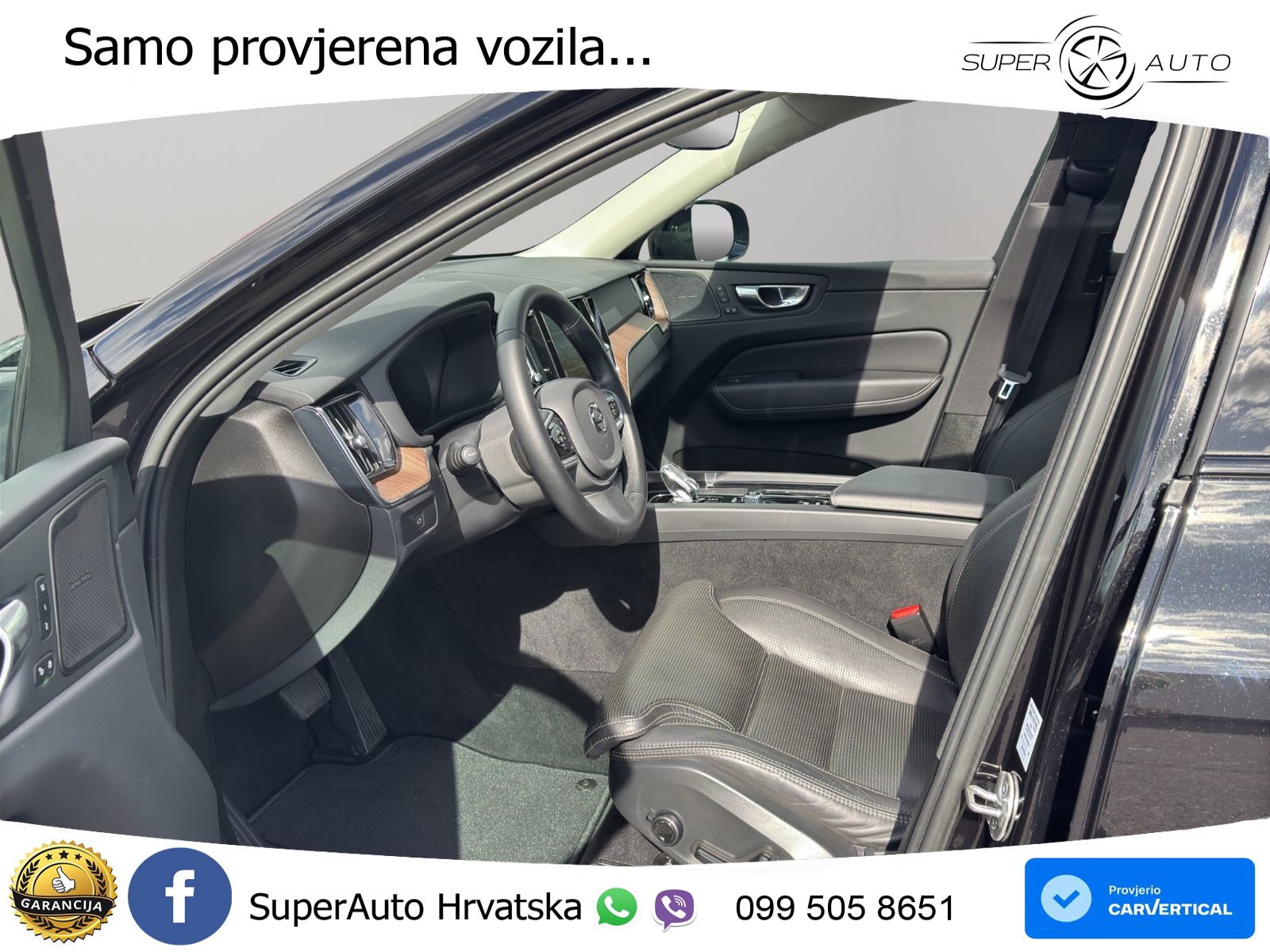 Volvo XC60 2.0d B4 Aut. Plus Dark 197 KS, ACC+360+LED+4xGR SJED+PANO+ASIST